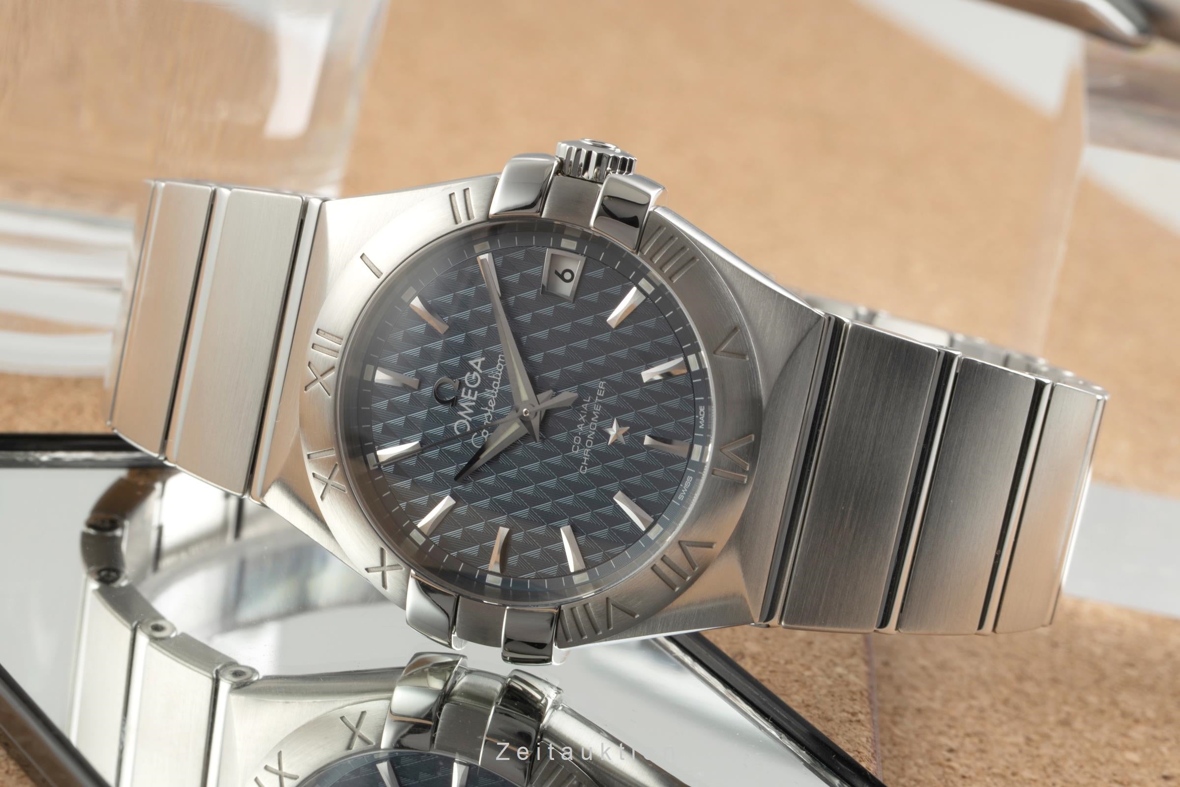 Omega Constellation steel automatic men's watch 123.10.35.20.03.002  [2602550]