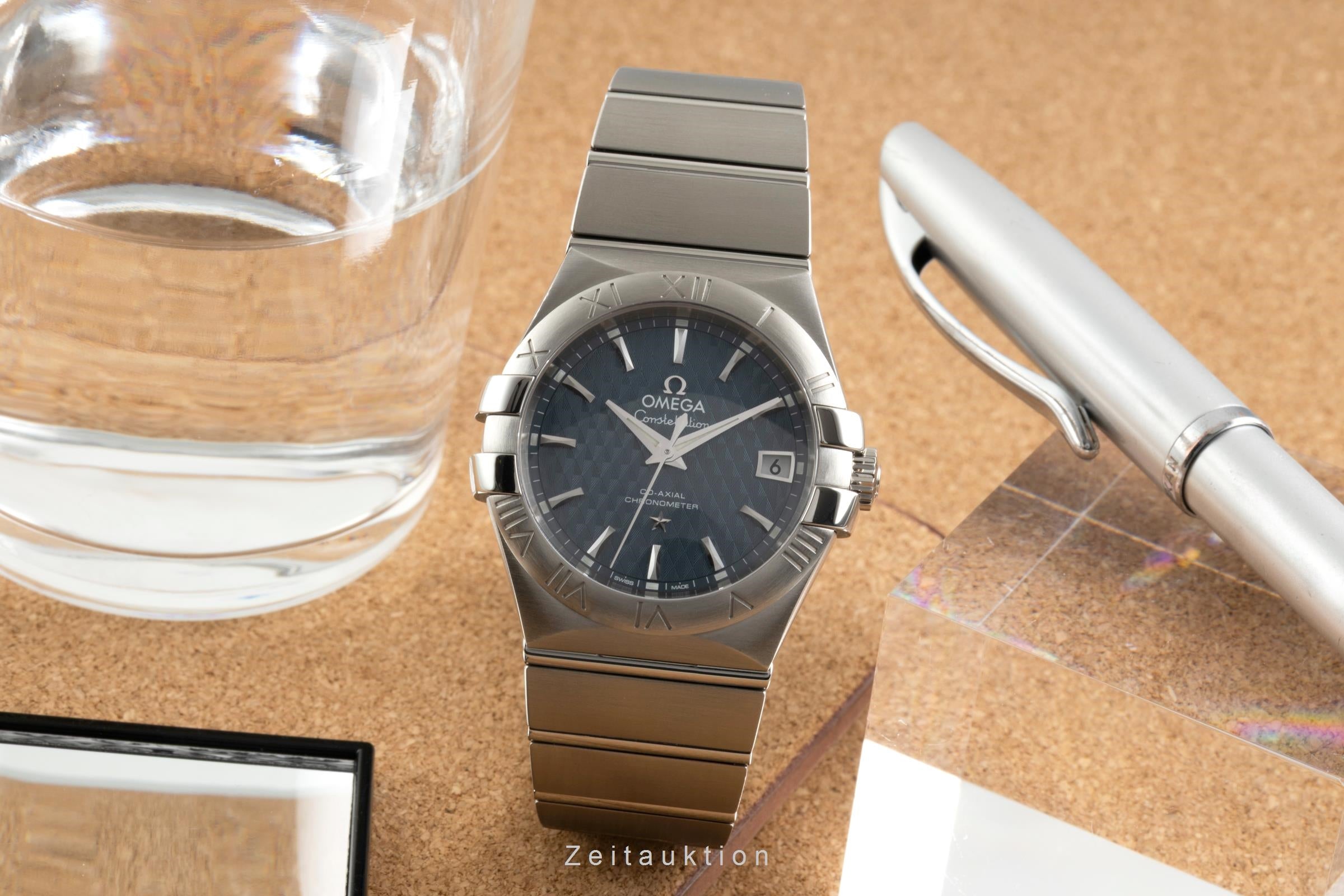 Omega Constellation steel automatic men's watch 123.10.35.20.03.002  [2602550]
