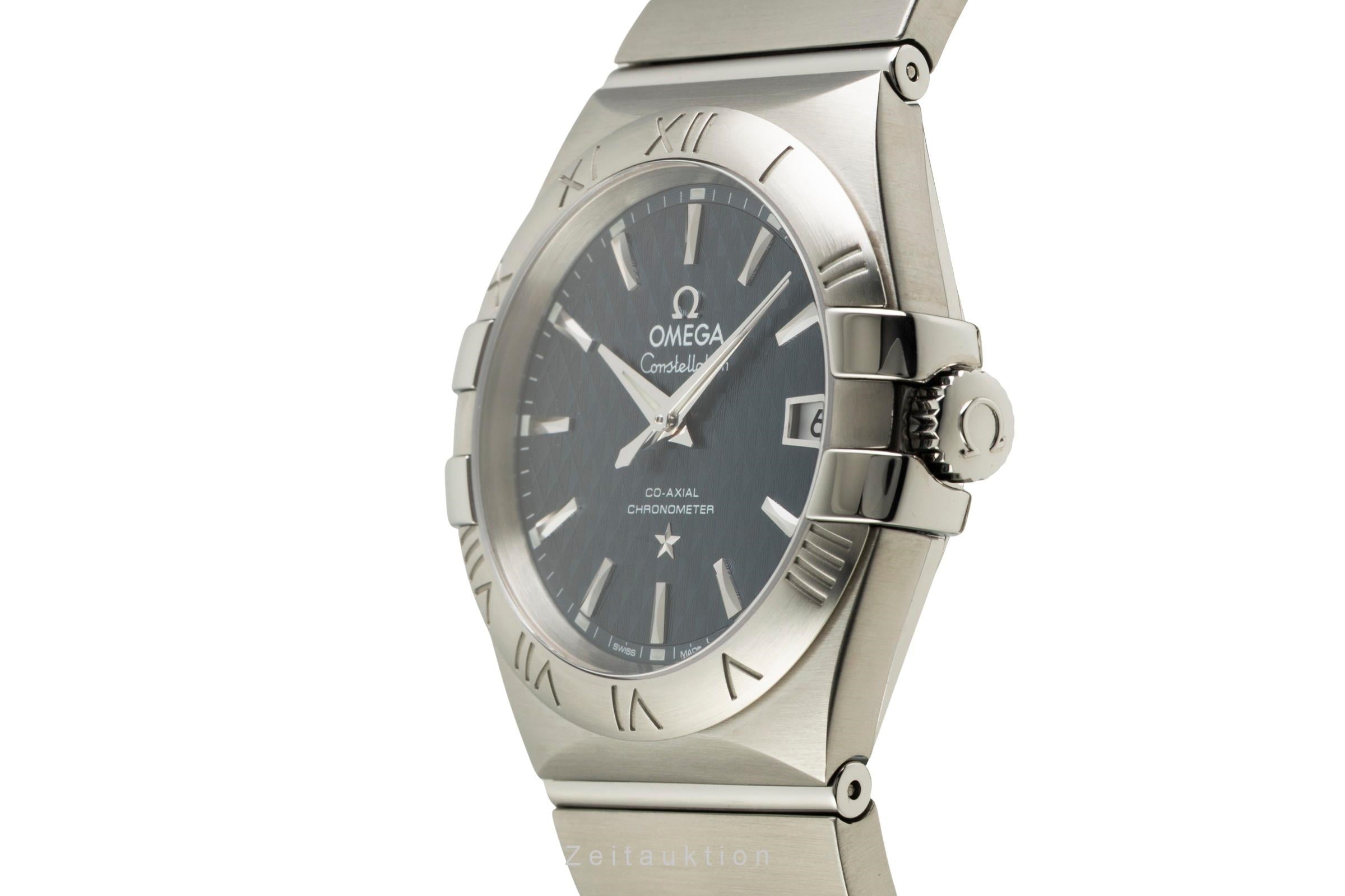 Omega Constellation steel automatic men's watch 123.10.35.20.03.002  [2602550]