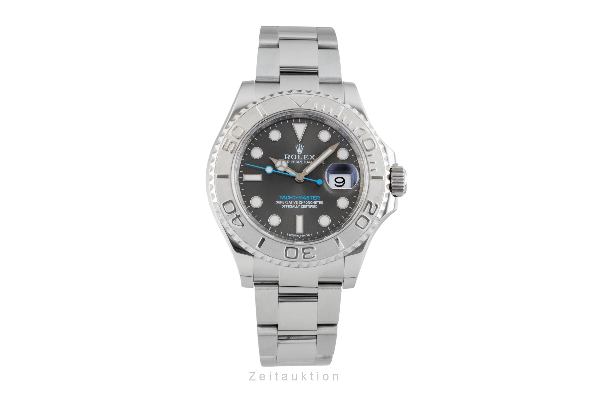 Rolex Yacht-Master 40 Oyster Stahl / Platin Automatik Ref. 116622 B&P LC100 [2602551]