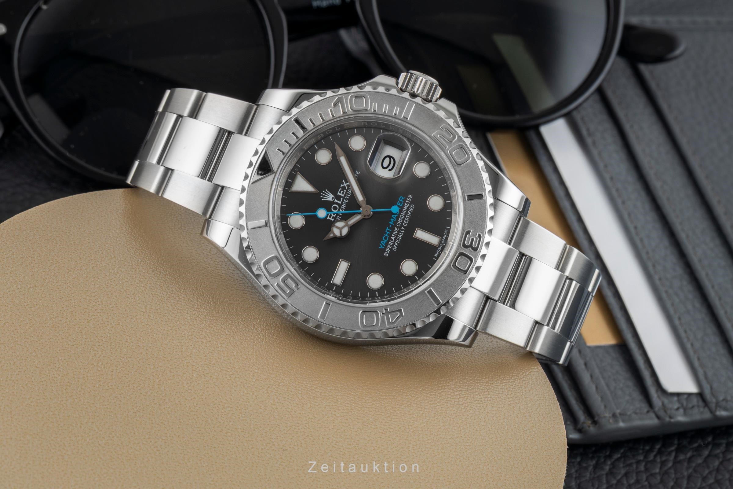 Rolex Yacht-Master 40 Oyster Stahl / Platin Automatik Ref. 116622 B&P LC100 [2602551]