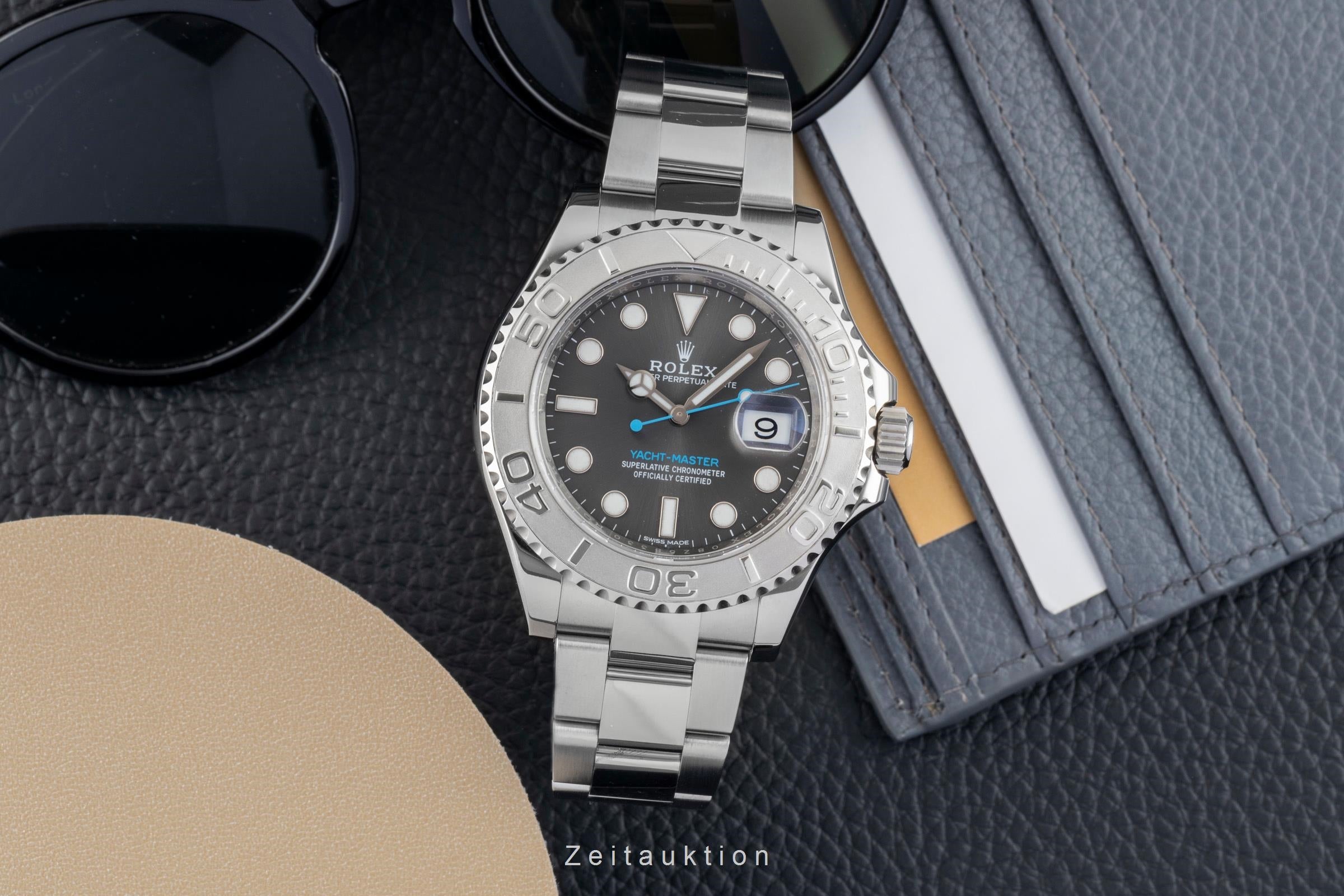Rolex Yacht-Master 40 Oyster Stahl / Platin Automatik Ref. 116622 B&P LC100 [2602551]