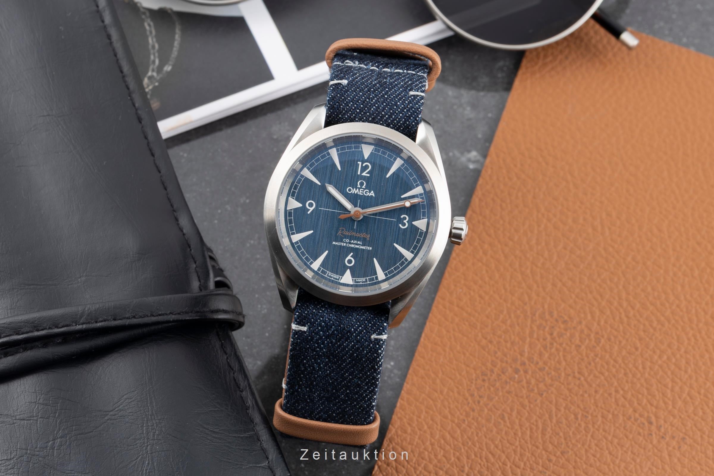 Omega Railmaster steel automatic men's watch 220.12.40.20.03.001  [2602552]