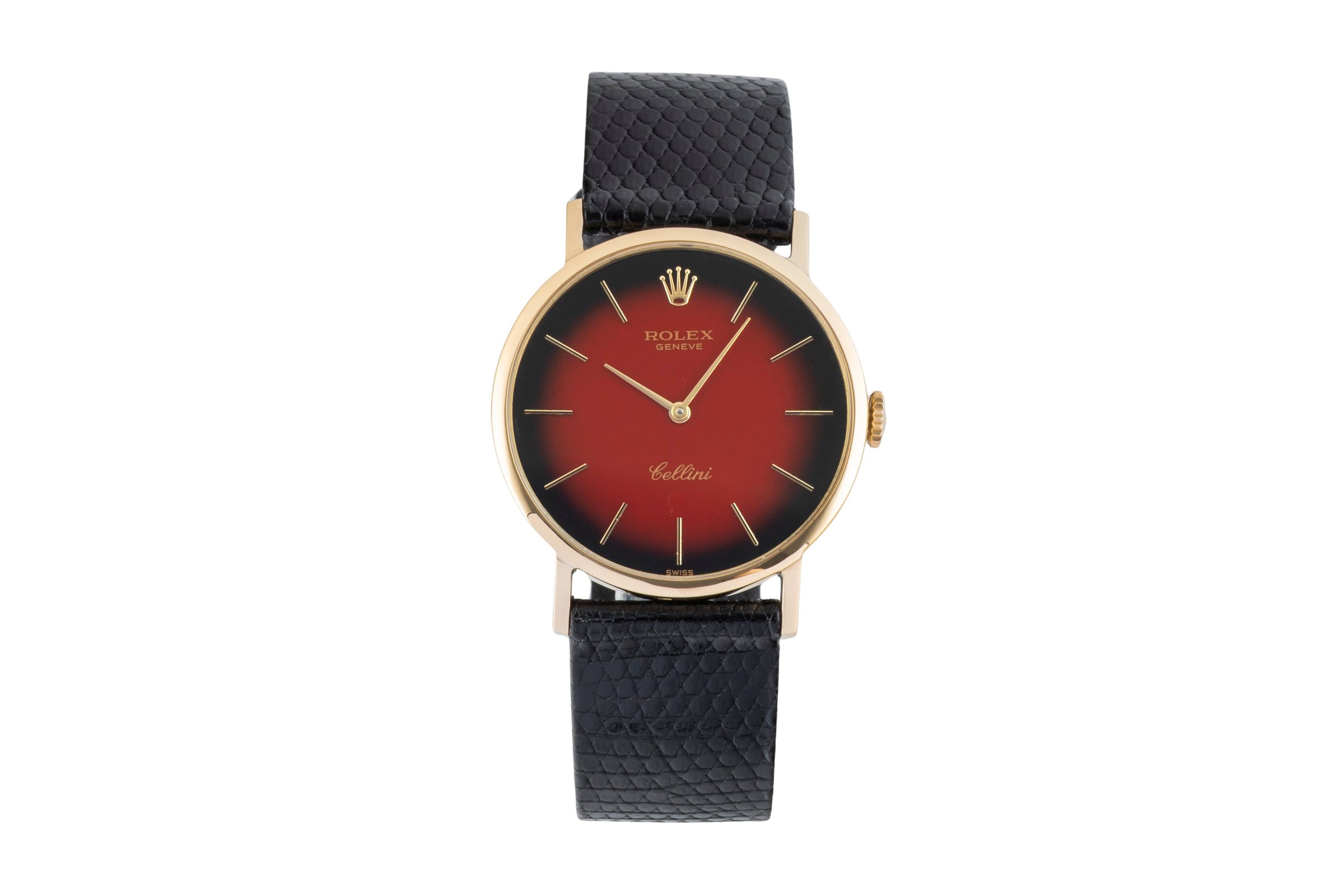 Rolex Cellini oro 18 ct carica manuale orologio da uomo 4112 Vintage  [2602553]