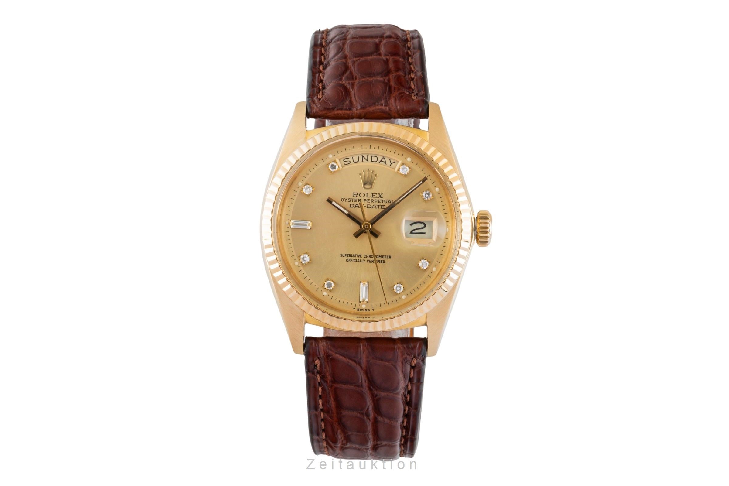 Rolex Day-Date oro de 18 quilates automático reloj para caballeros 1803 Vintage  [2602554]