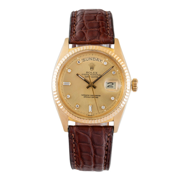 Rolex Day-Date oro de 18 quilates automático reloj para caballeros 1803 Vintage  [2602554]