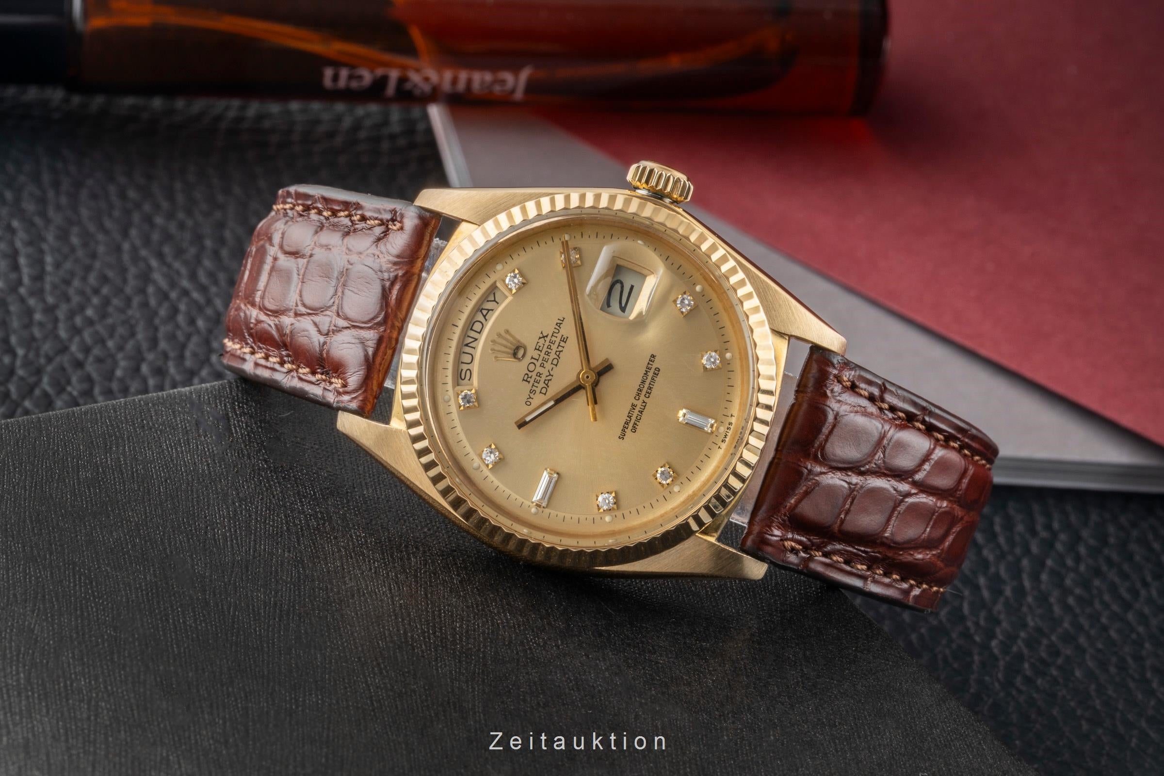 Rolex Day-Date oro de 18 quilates automático reloj para caballeros 1803 Vintage  [2602554]