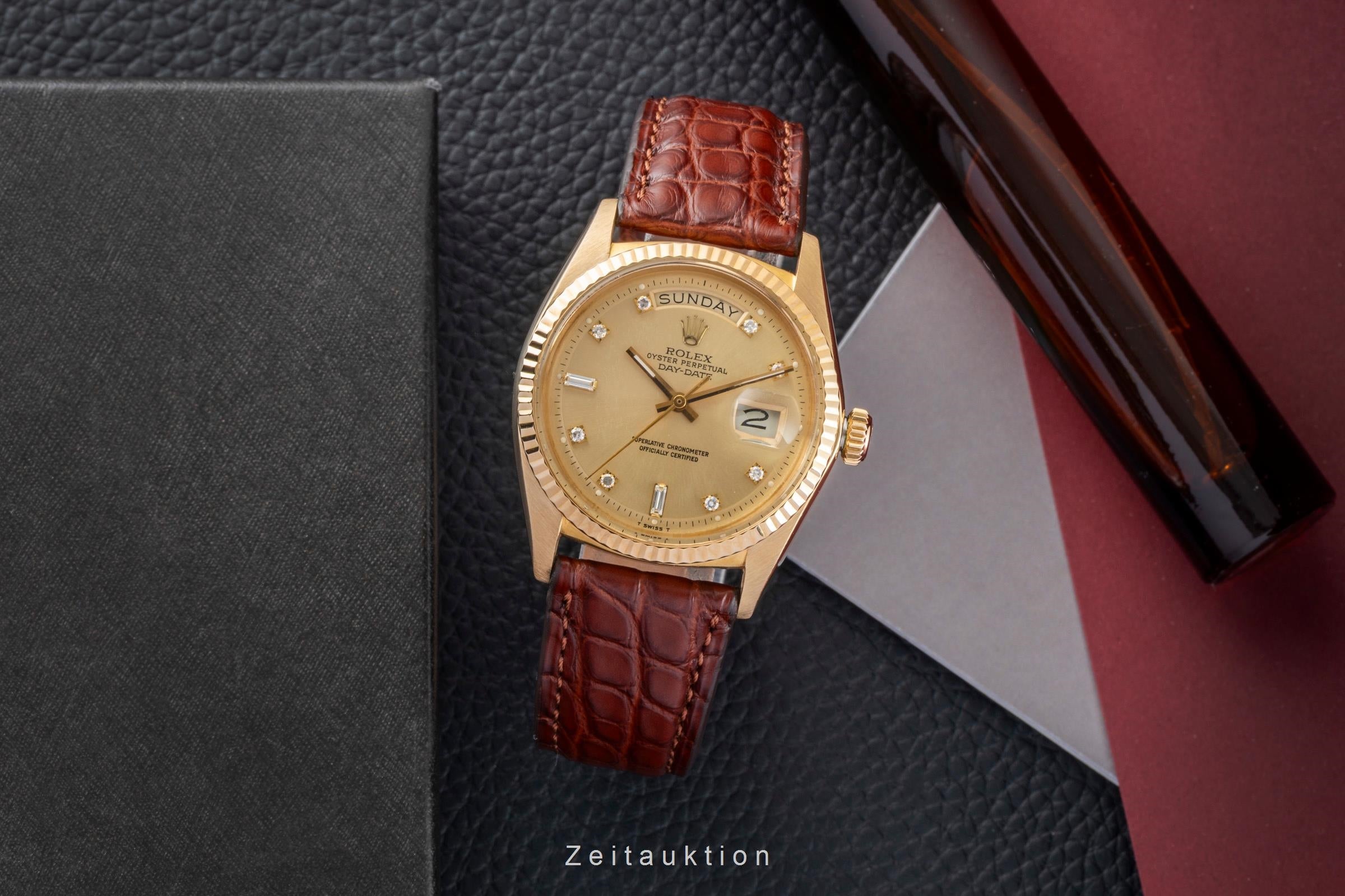 Rolex Day-Date oro de 18 quilates automático reloj para caballeros 1803 Vintage  [2602554]