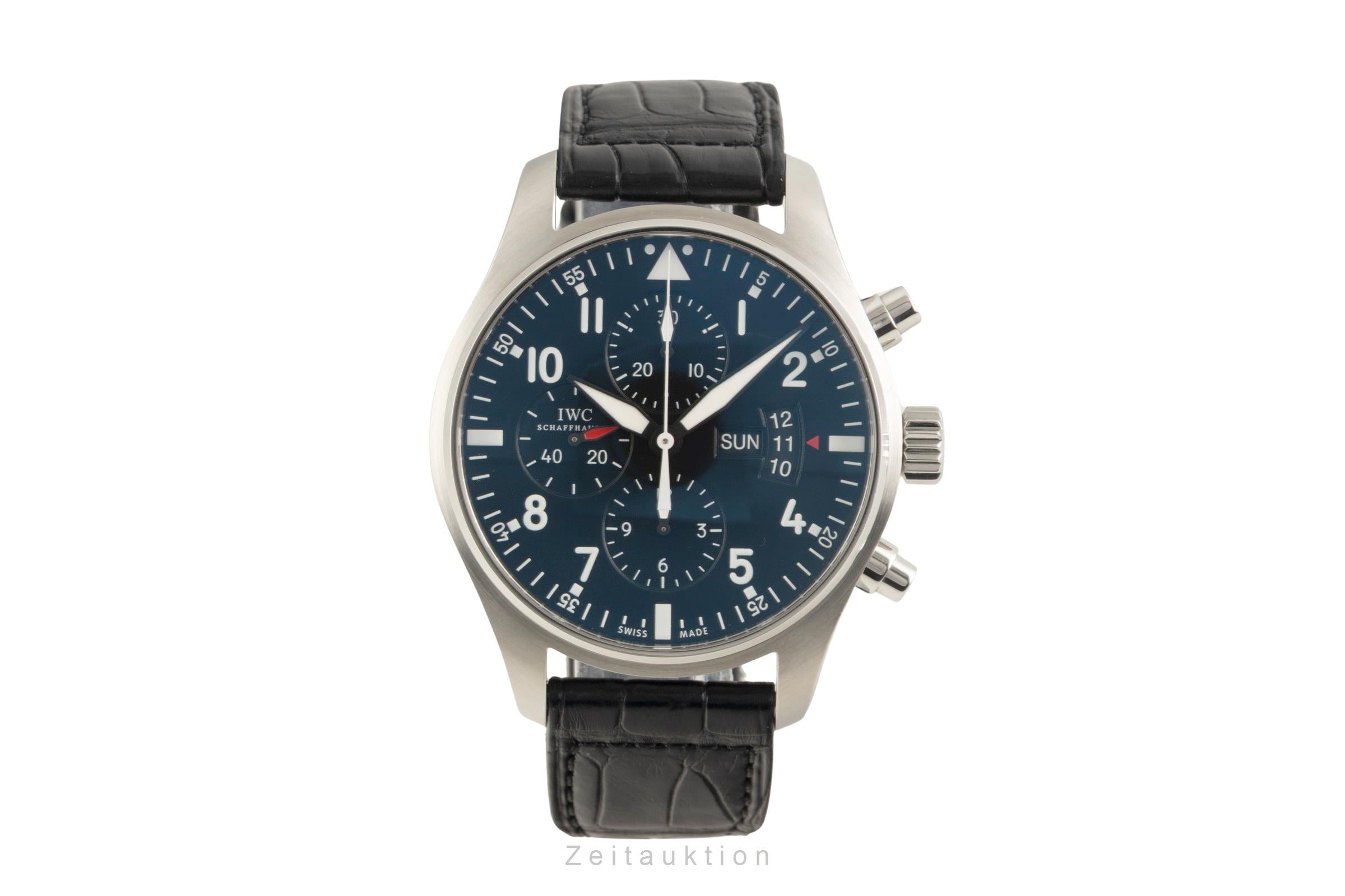 IWC Fliegerchronograph chronograph steel automatic men's watch IW377701 LP: 7800EUR  [2602555]