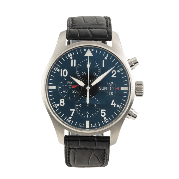 IWC Fliegerchronograph chronograph steel automatic men's watch IW377701 LP: 7800EUR  [2602555]