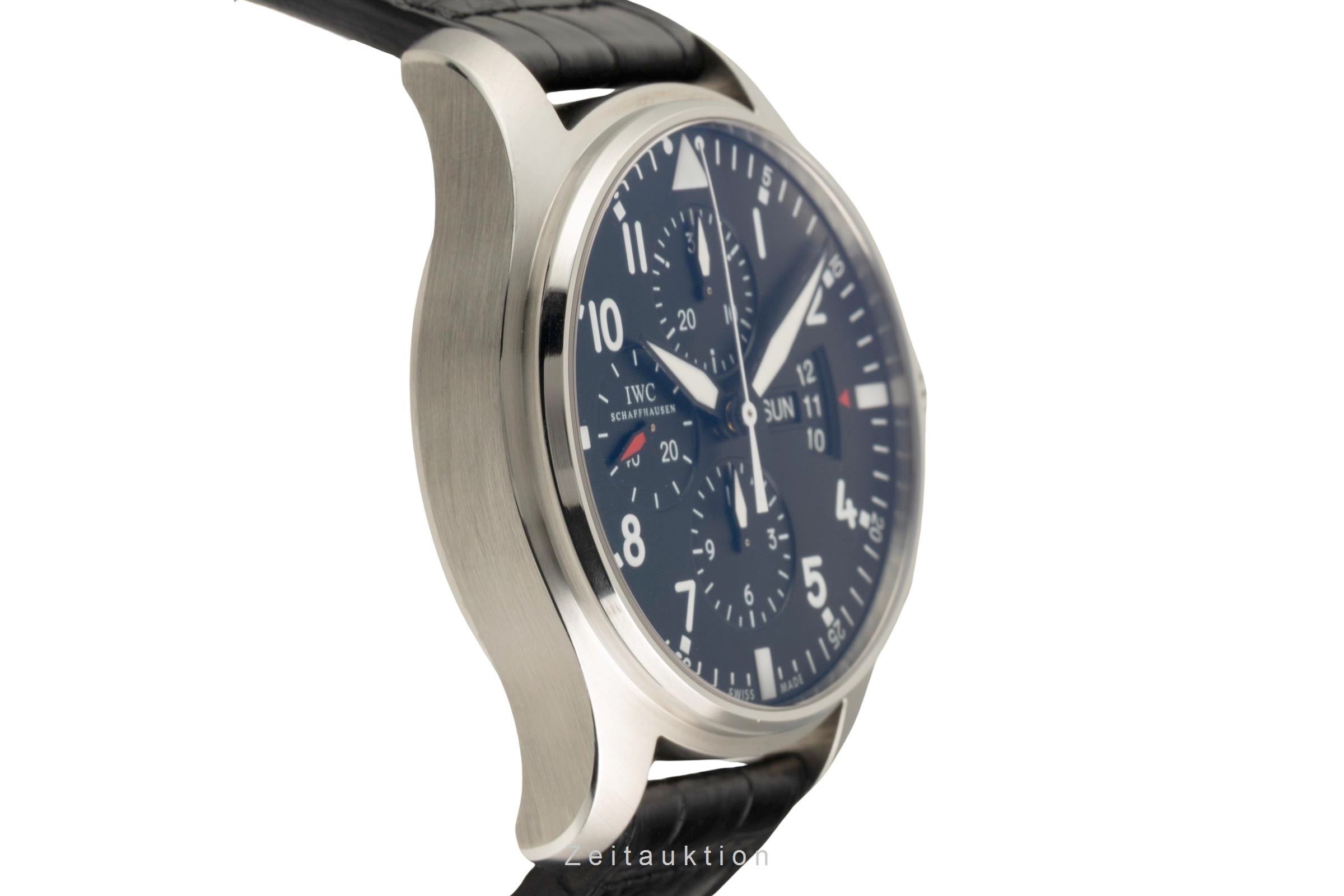 IWC Fliegerchronograph chronograph steel automatic men's watch IW377701 LP: 7800EUR  [2602555]