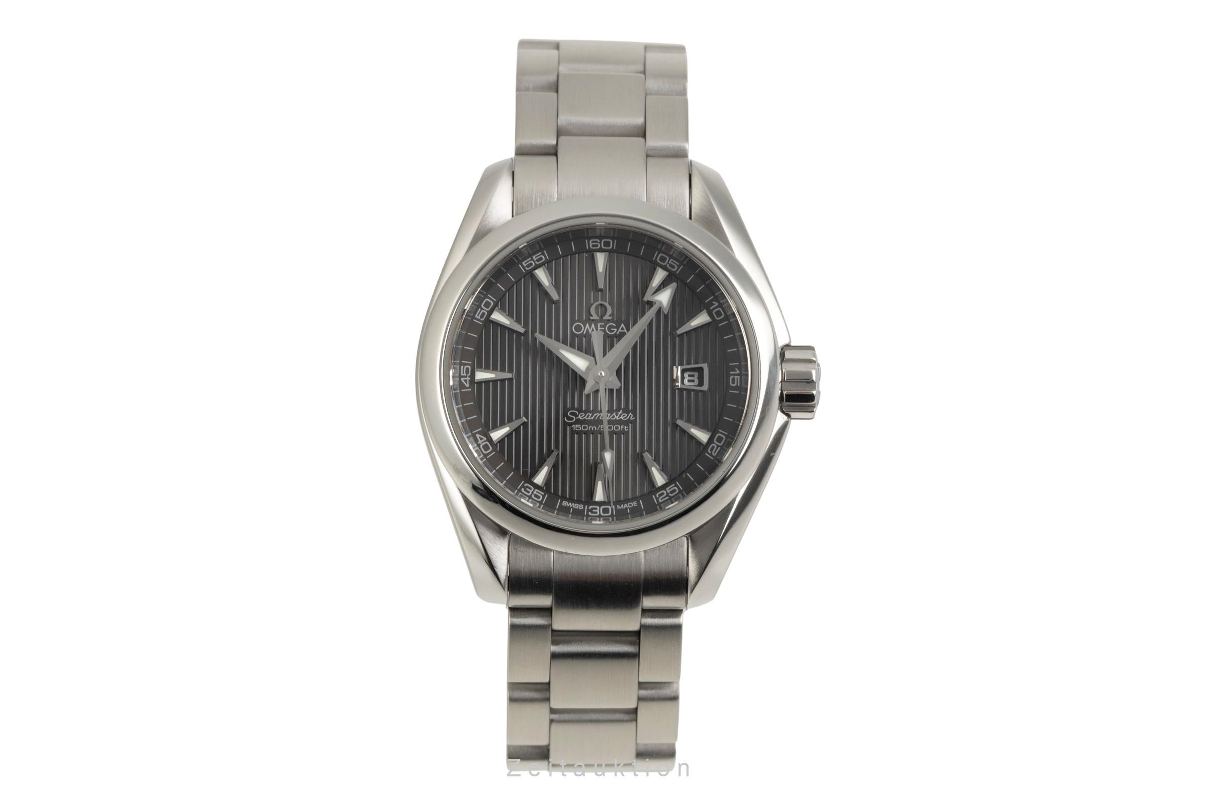 Omega Seamaster Stahl Quarz Damenuhr Ref. 231.10.30.61.06.001 Box & Papiere  [2602558]