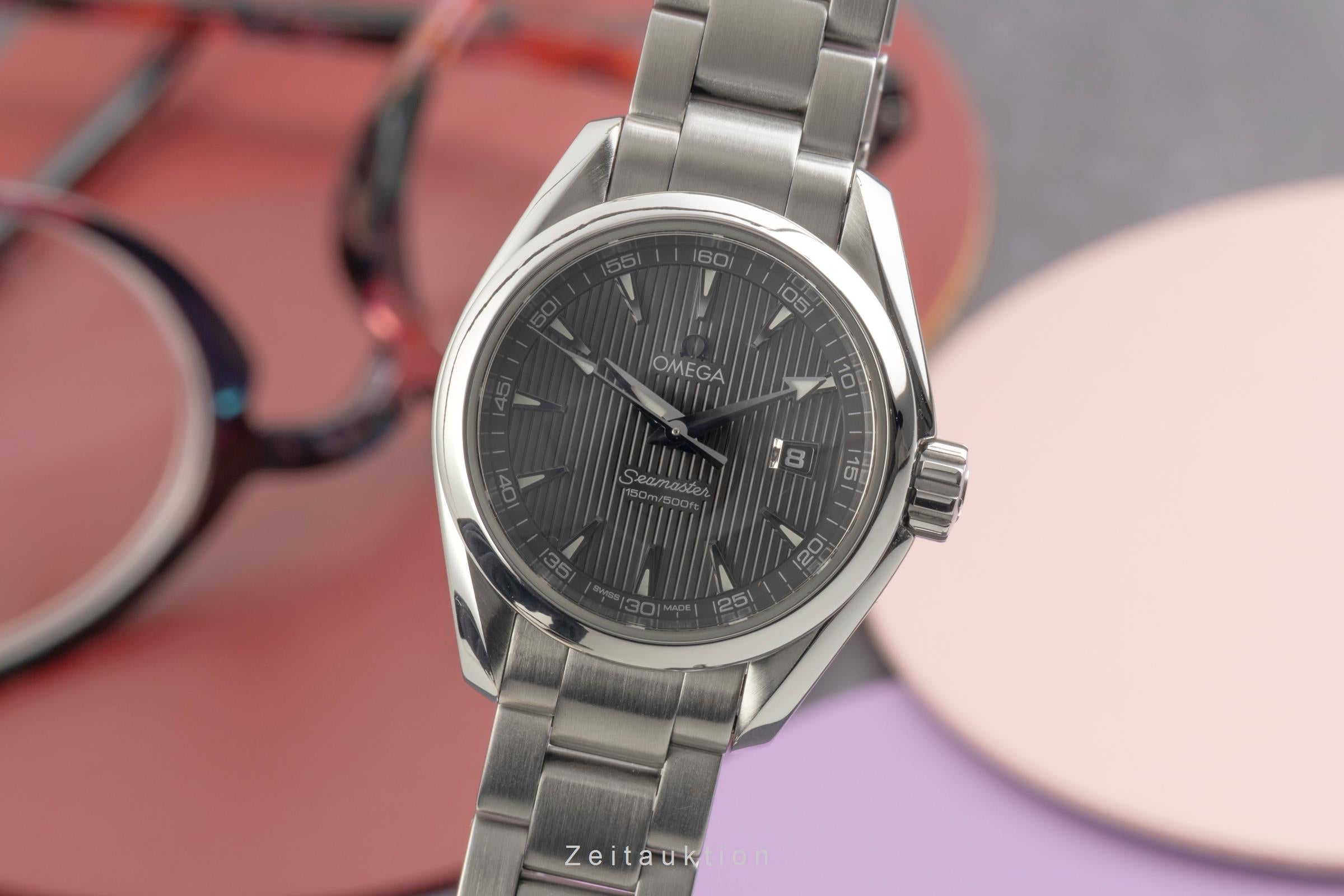 Omega Seamaster steel quartz women's watch 231.10.30.61.06.001  [2602558]