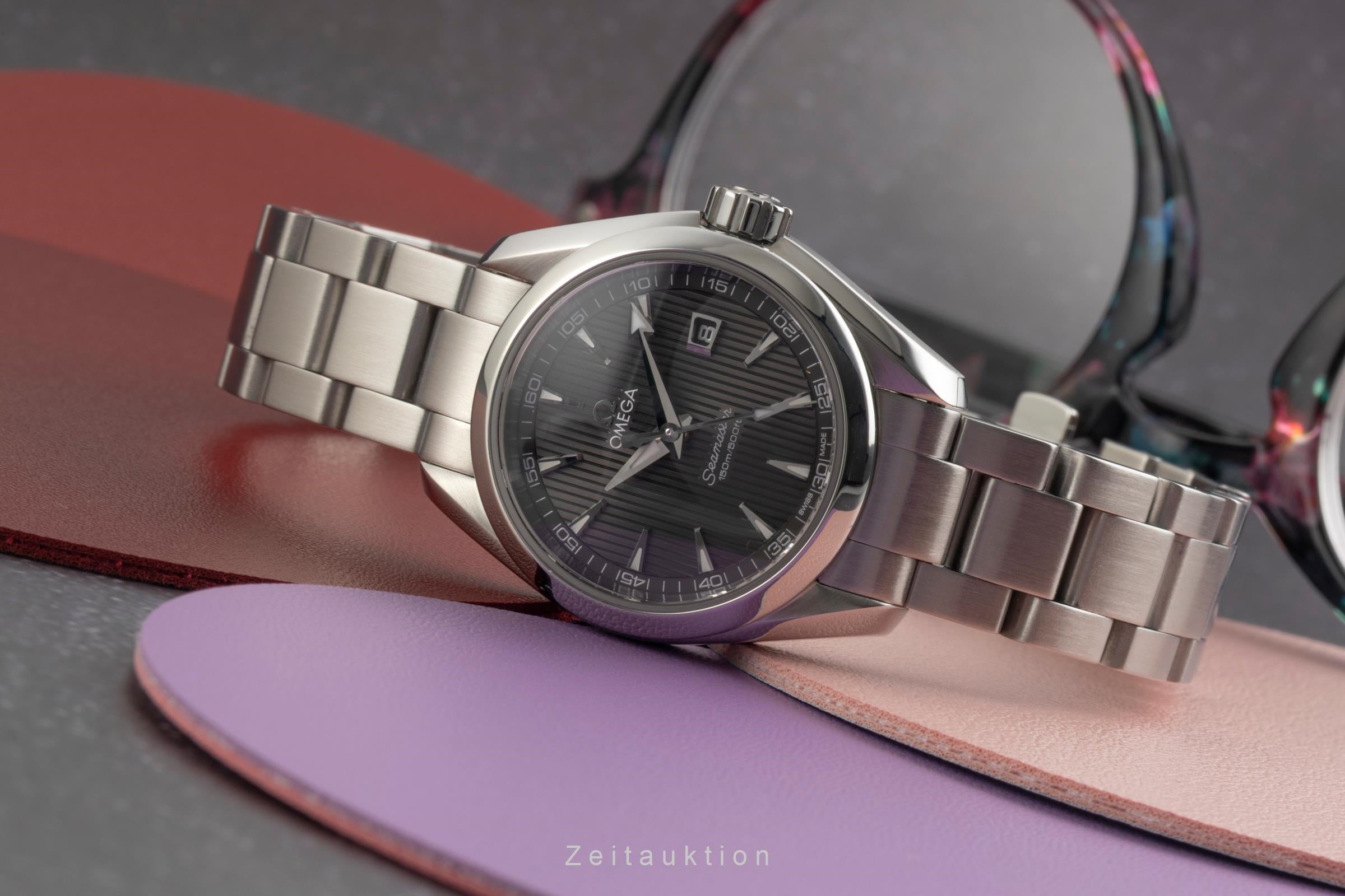 Omega Seamaster Stahl Quarz Damenuhr Ref. 231.10.30.61.06.001 Box & Papiere  [2602558]