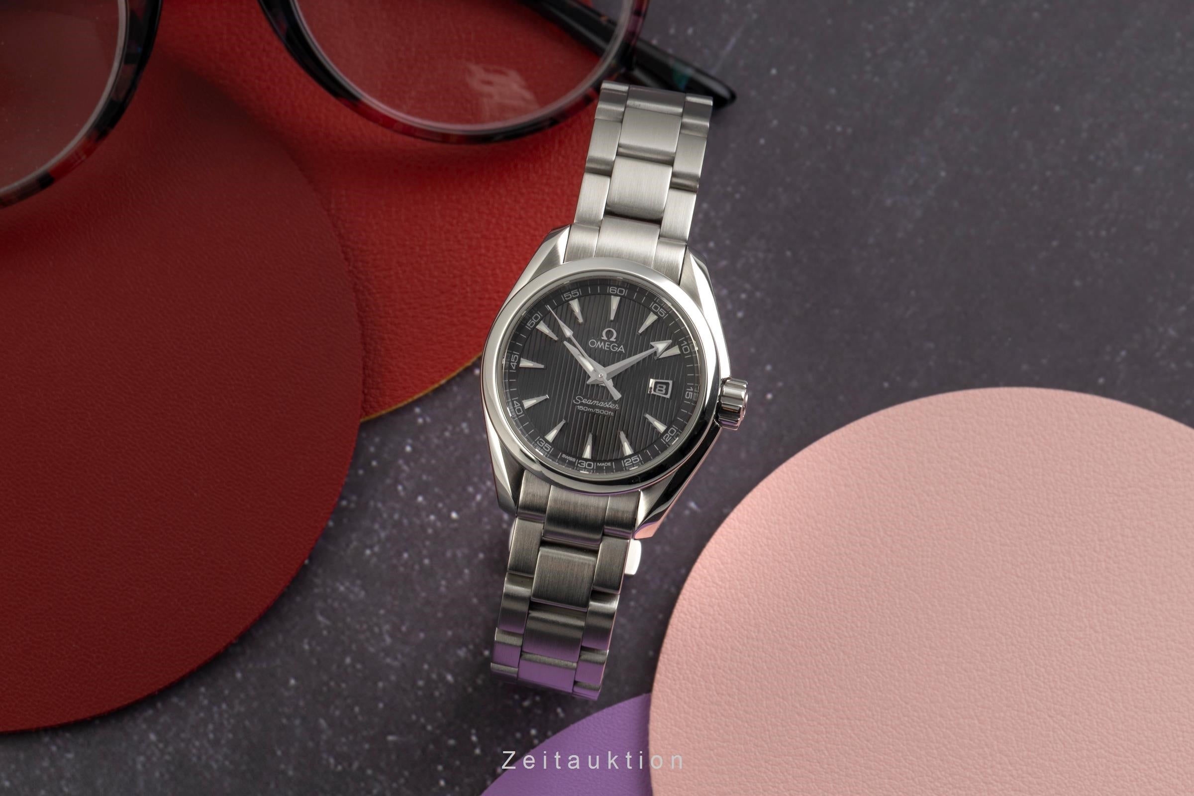 Omega Seamaster Stahl Quarz Damenuhr Ref. 231.10.30.61.06.001 Box & Papiere  [2602558]