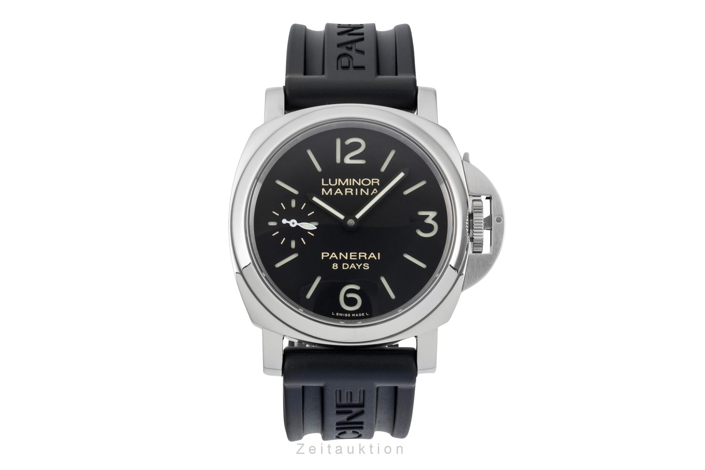 Panerai Luminor Marina acciaio carica manuale orologio da uomo PAM00510 LP: 6200EUR  [2602567]