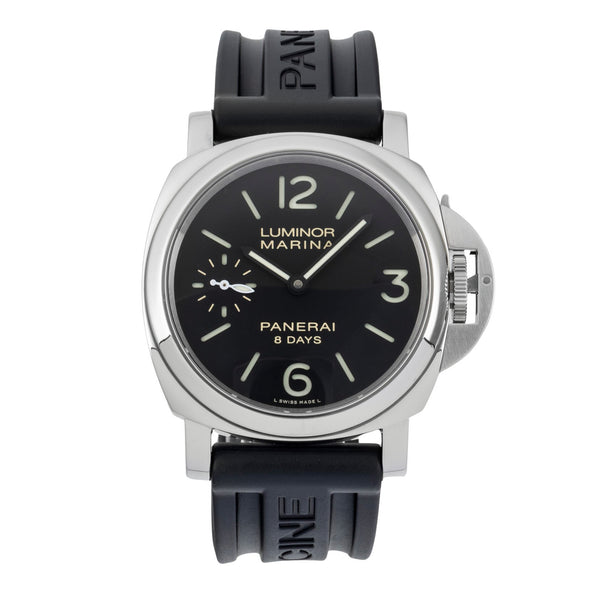 Panerai Luminor Marina acciaio carica manuale orologio da uomo PAM00510 LP: 6200EUR  [2602567]
