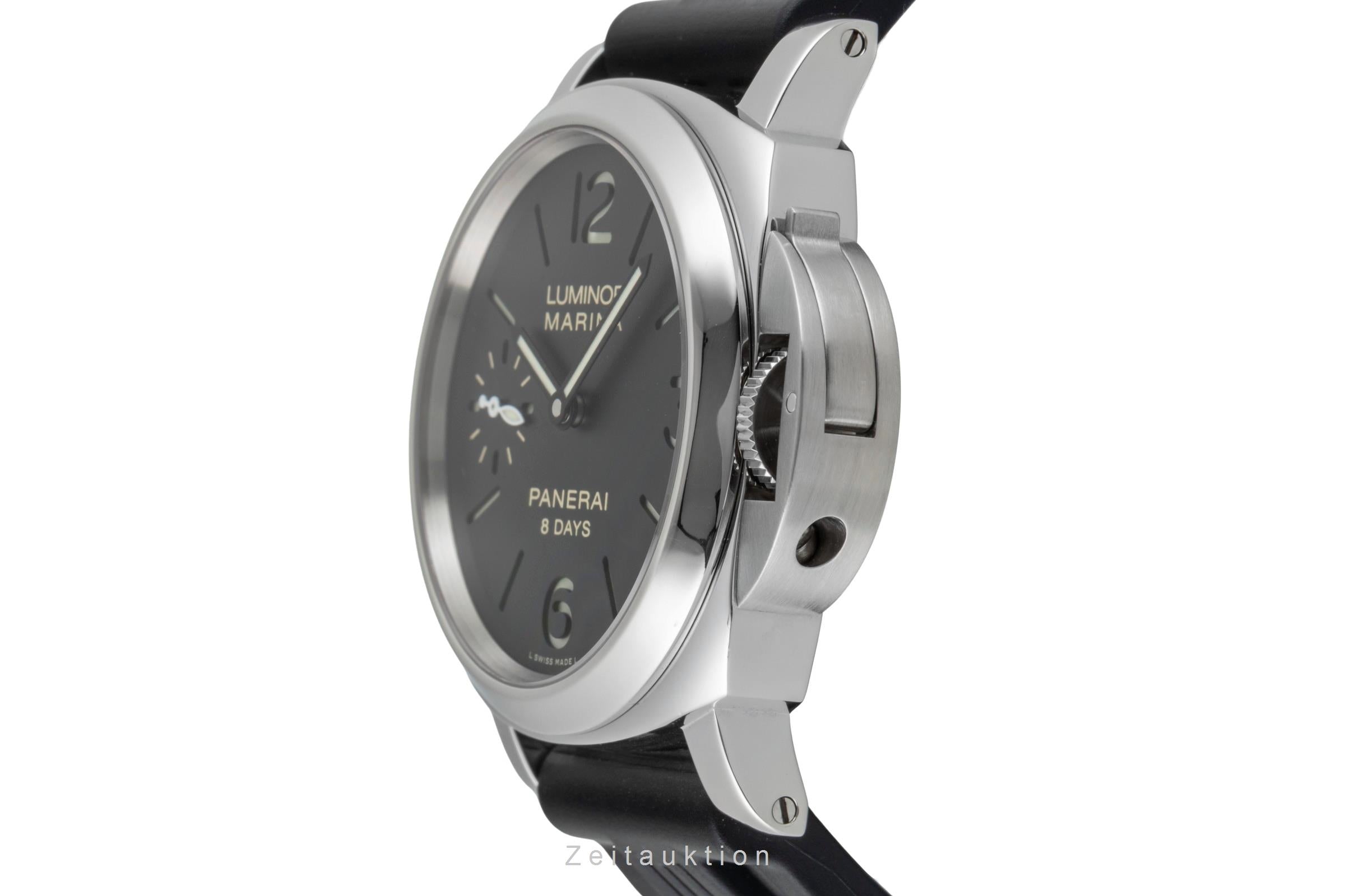 Panerai Luminor Marina acciaio carica manuale orologio da uomo PAM00510 LP: 6200EUR  [2602567]