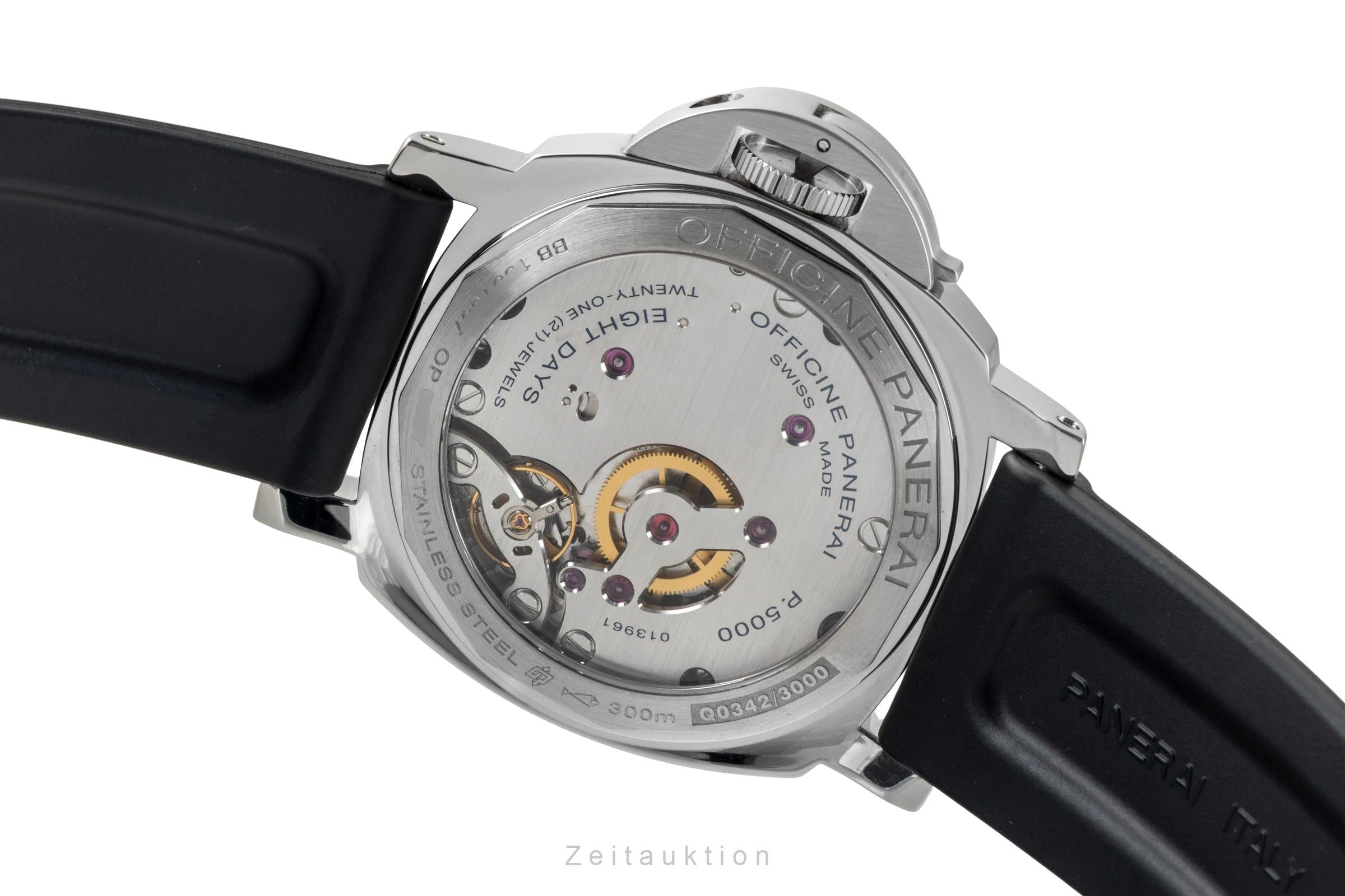 Panerai Luminor Marina acciaio carica manuale orologio da uomo PAM00510 LP: 6200EUR  [2602567]