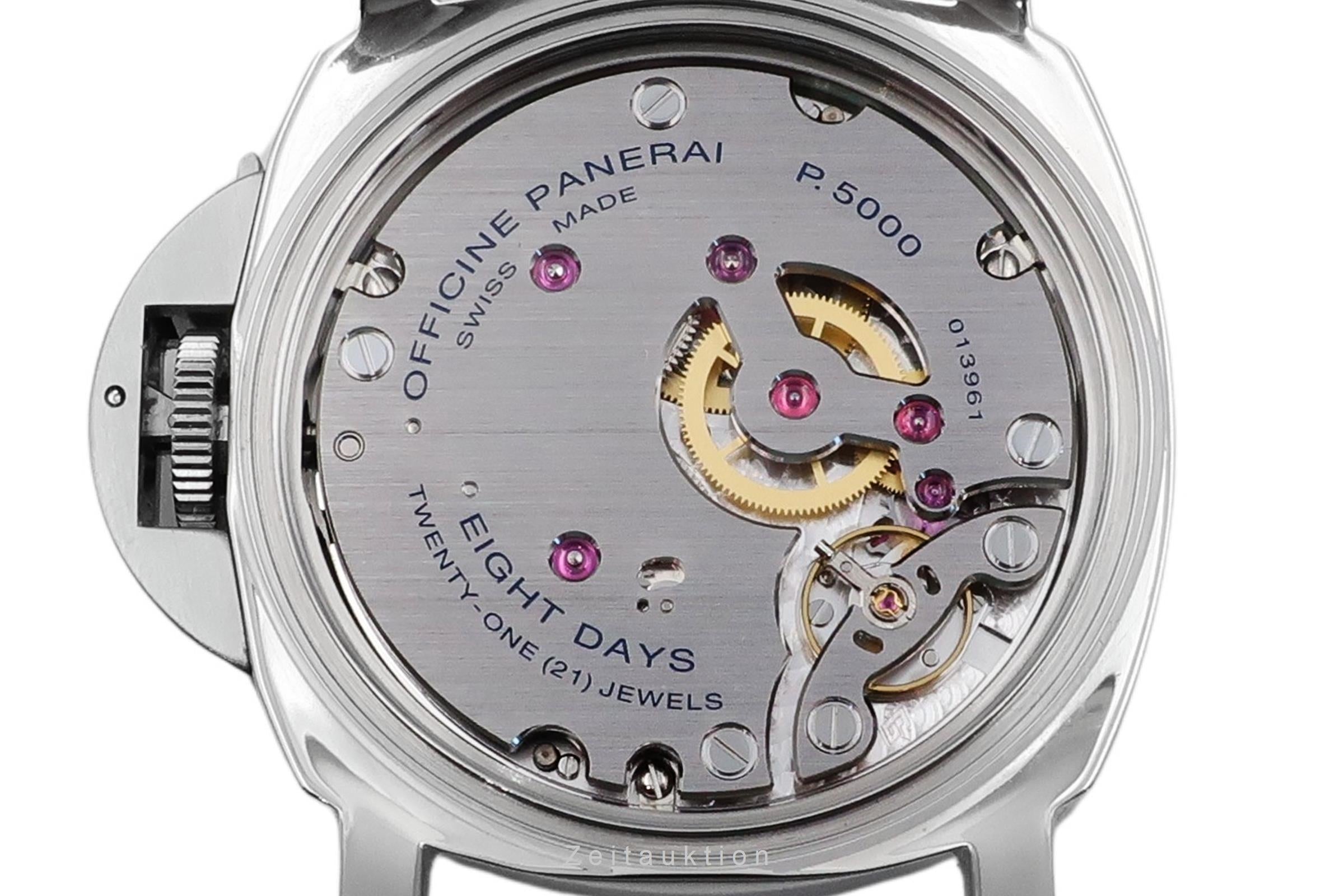 Panerai Luminor Marina acciaio carica manuale orologio da uomo PAM00510 LP: 6200EUR  [2602567]