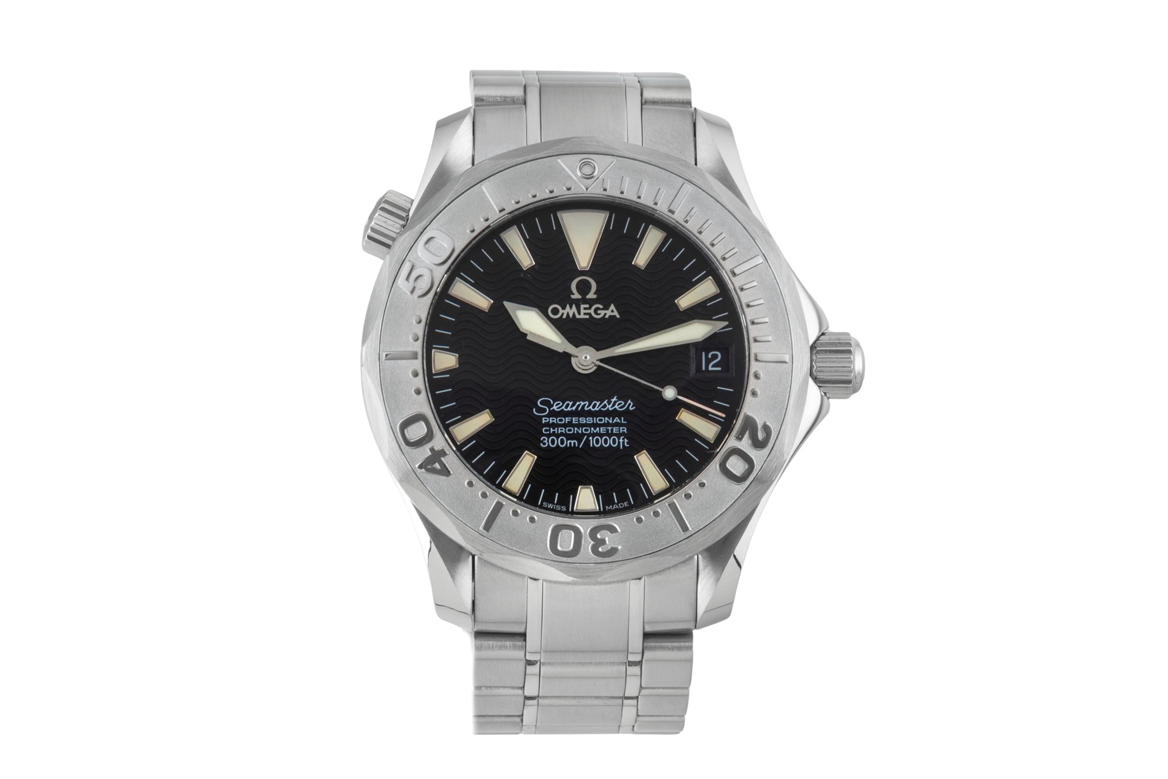 Omega Seamaster steel / white gold automatic men's watch 2236.50.00, 168.1643  [2602570]