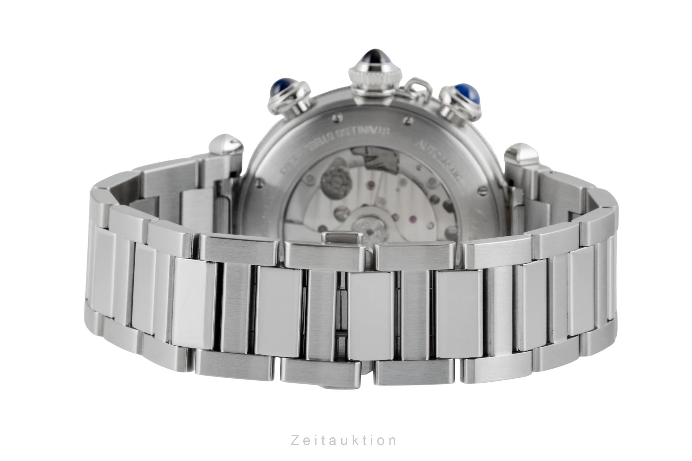 Cartier Pasha chronographe acier automatique montre pour hommes WSPA0027 LP: 11500EUR  [2602573]