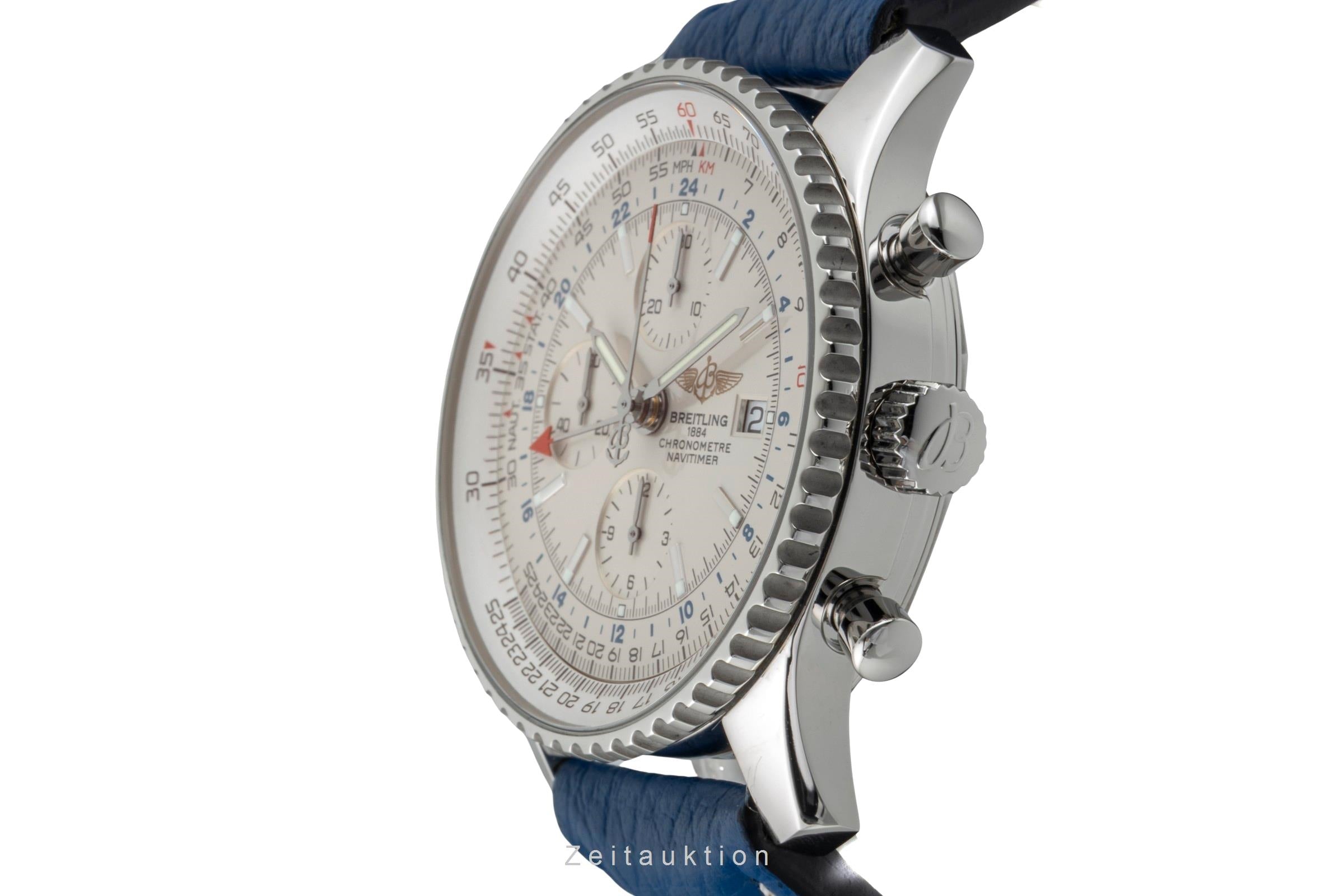Breitling Navitimer World cronógrafo acero automático reloj para caballeros A24322  [2602582]