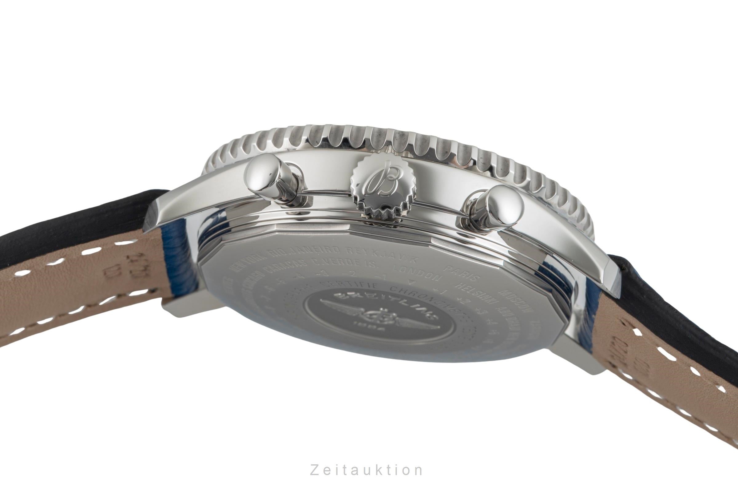 Breitling Navitimer World cronógrafo acero automático reloj para caballeros A24322  [2602582]