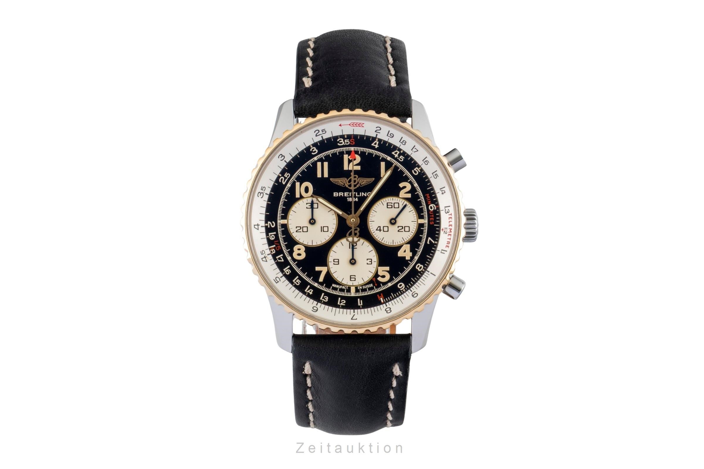 Breitling Navitimer chronograph steel / gold automatic men's watch D30021  [2602583]