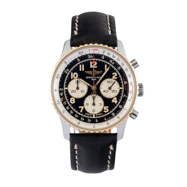 Breitling Navitimer chronograph steel / gold automatic men's watch D30021  [2602583]