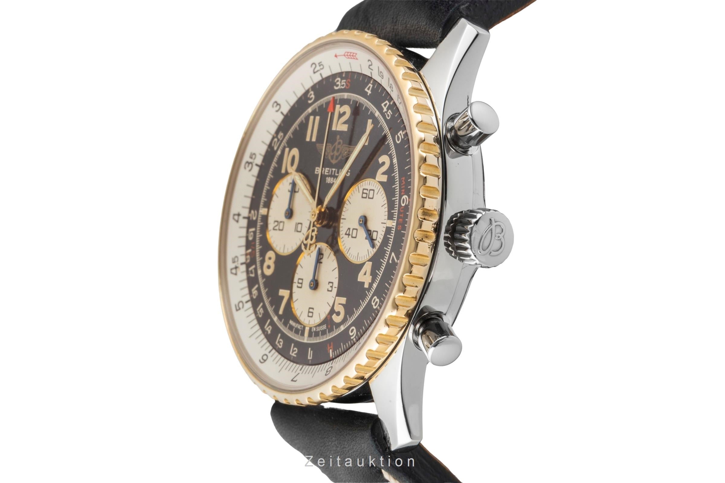 Breitling Navitimer chronograph steel / gold automatic men's watch D30021  [2602583]