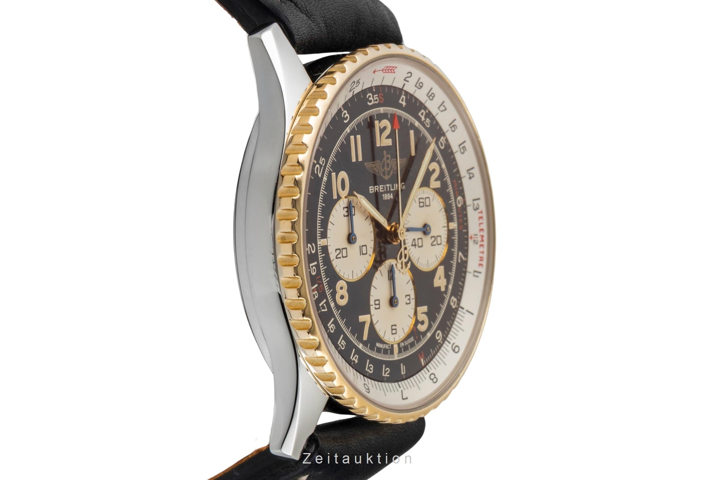 Breitling Navitimer chronograph steel / gold automatic men's watch D30021  [2602583]