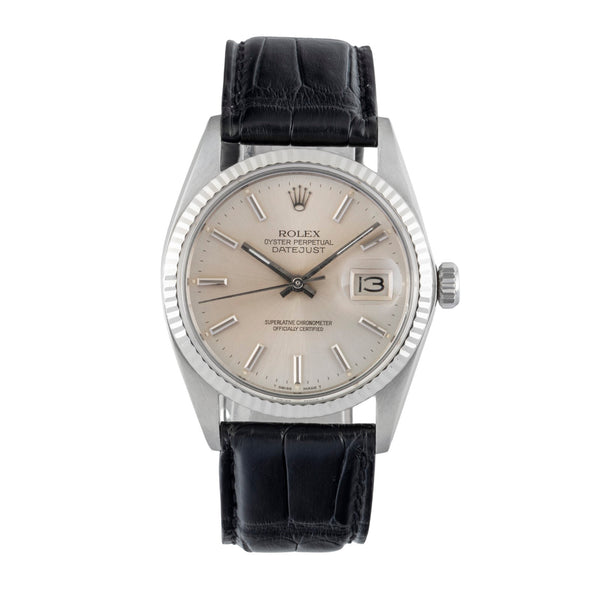 Rolex Datejust acero / oro blanco automático reloj para caballeros 16014 Vintage  [2602587]