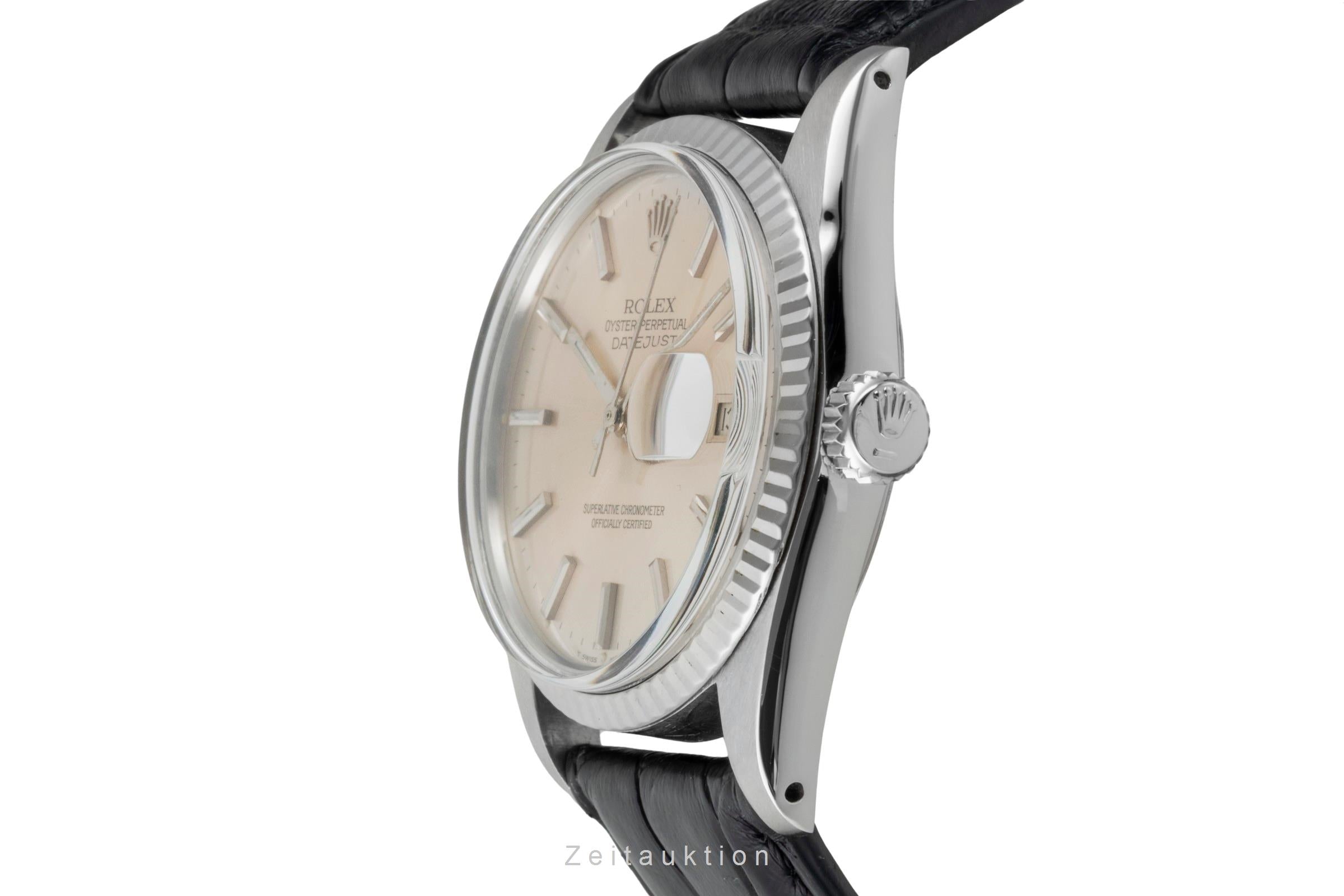 Rolex Datejust acero / oro blanco automático reloj para caballeros 16014 Vintage  [2602587]