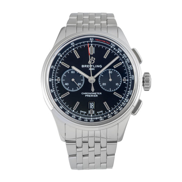 Breitling Premier chronograph steel automatic men's watch AB0118  [2602589]
