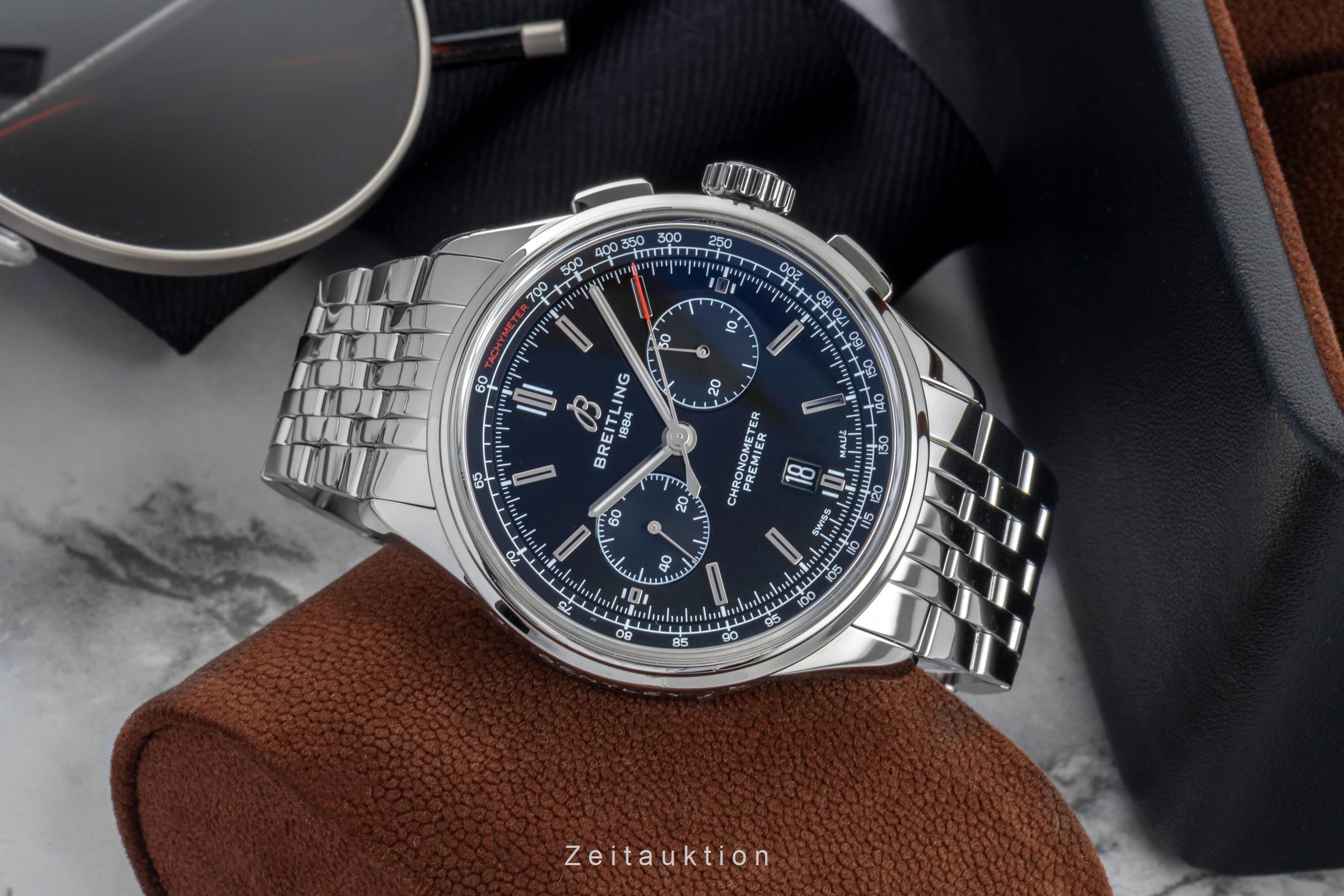 Breitling Premier chronograph steel automatic men's watch AB0118  [2602589]
