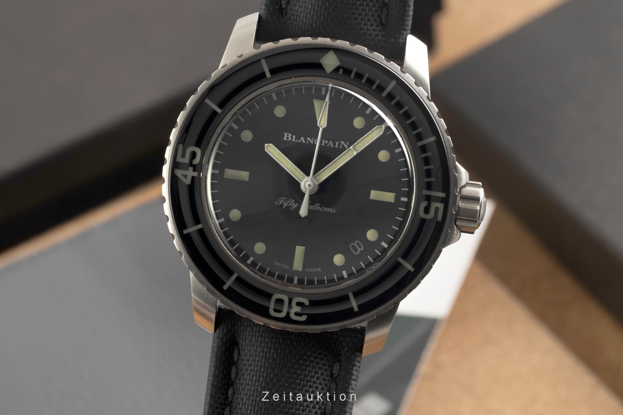Blancpain Fifty Fathoms steel automatic men's watch 5015E-1130-B52A Limited  [2602591]