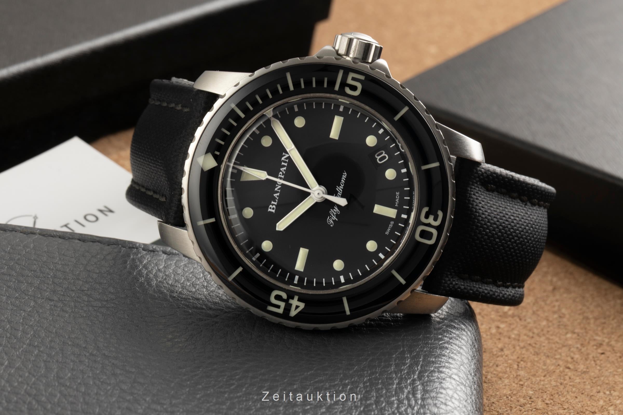 Blancpain Fifty Fathoms steel automatic men's watch 5015E-1130-B52A Limited  [2602591]