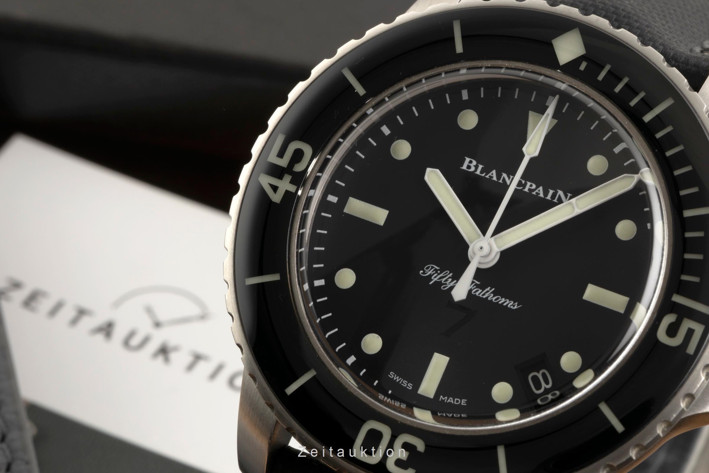 Blancpain Fifty Fathoms steel automatic men's watch 5015E-1130-B52A Limited  [2602591]
