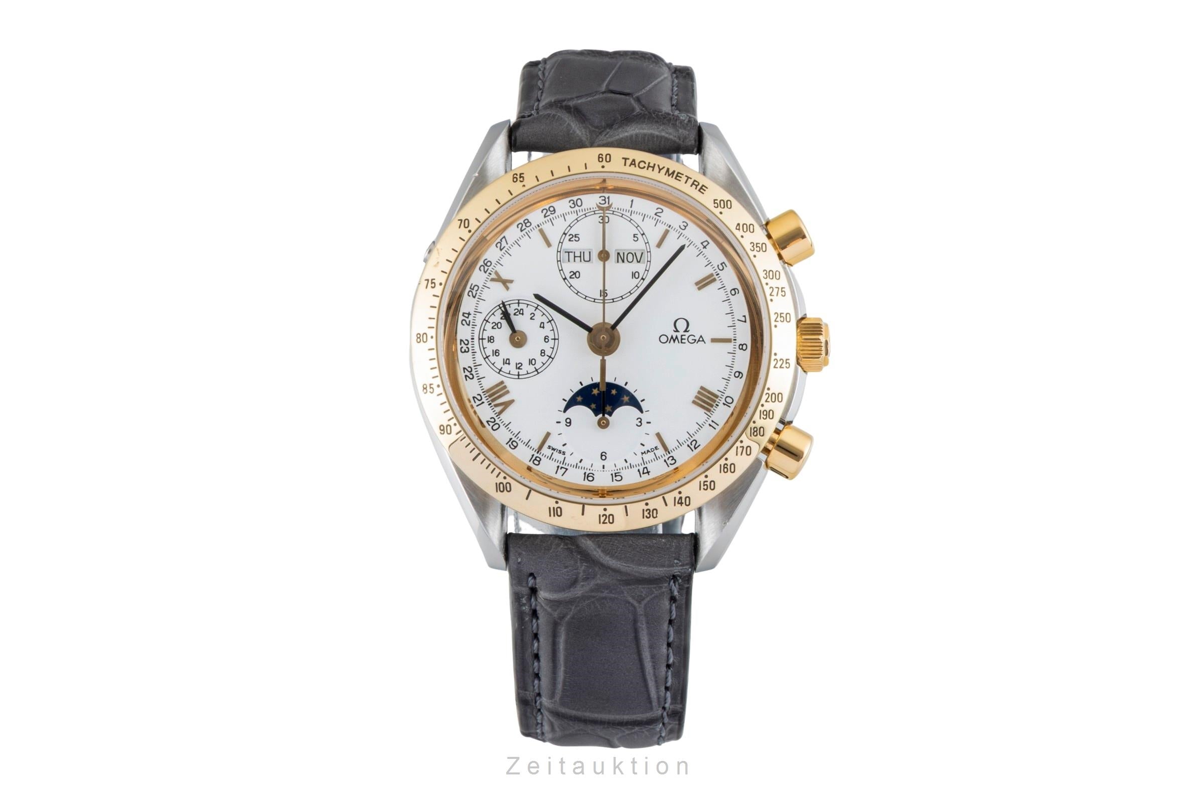 Omega Speedmaster chronographe acier / or  automatique montre pour hommes 3131.20, 175.0034  [2602599]
