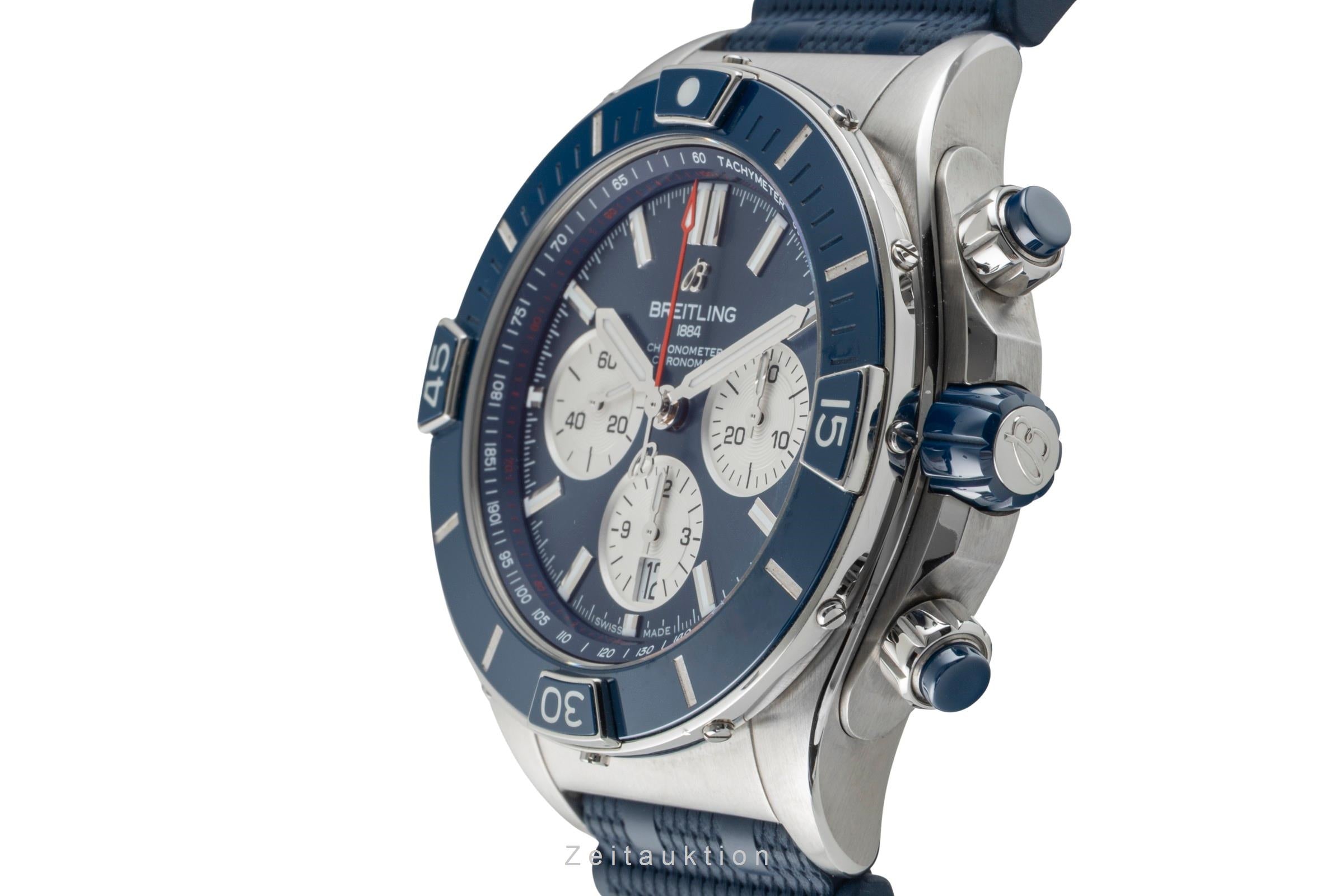 Breitling Super Chronomat B01 Stahl Automatik Ref. AB0136161C1S1 B&P NP: 10200€ [2602603]
