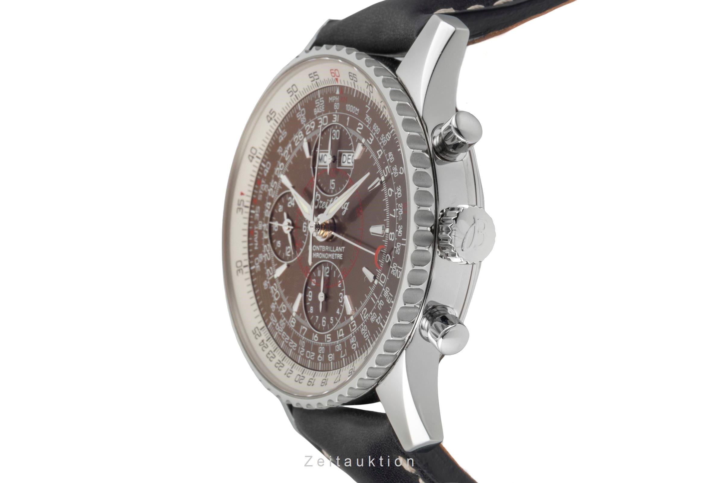 Breitling Montbrillant Datora  chronographe acier automatique montre pour hommes A21330  [2602604]