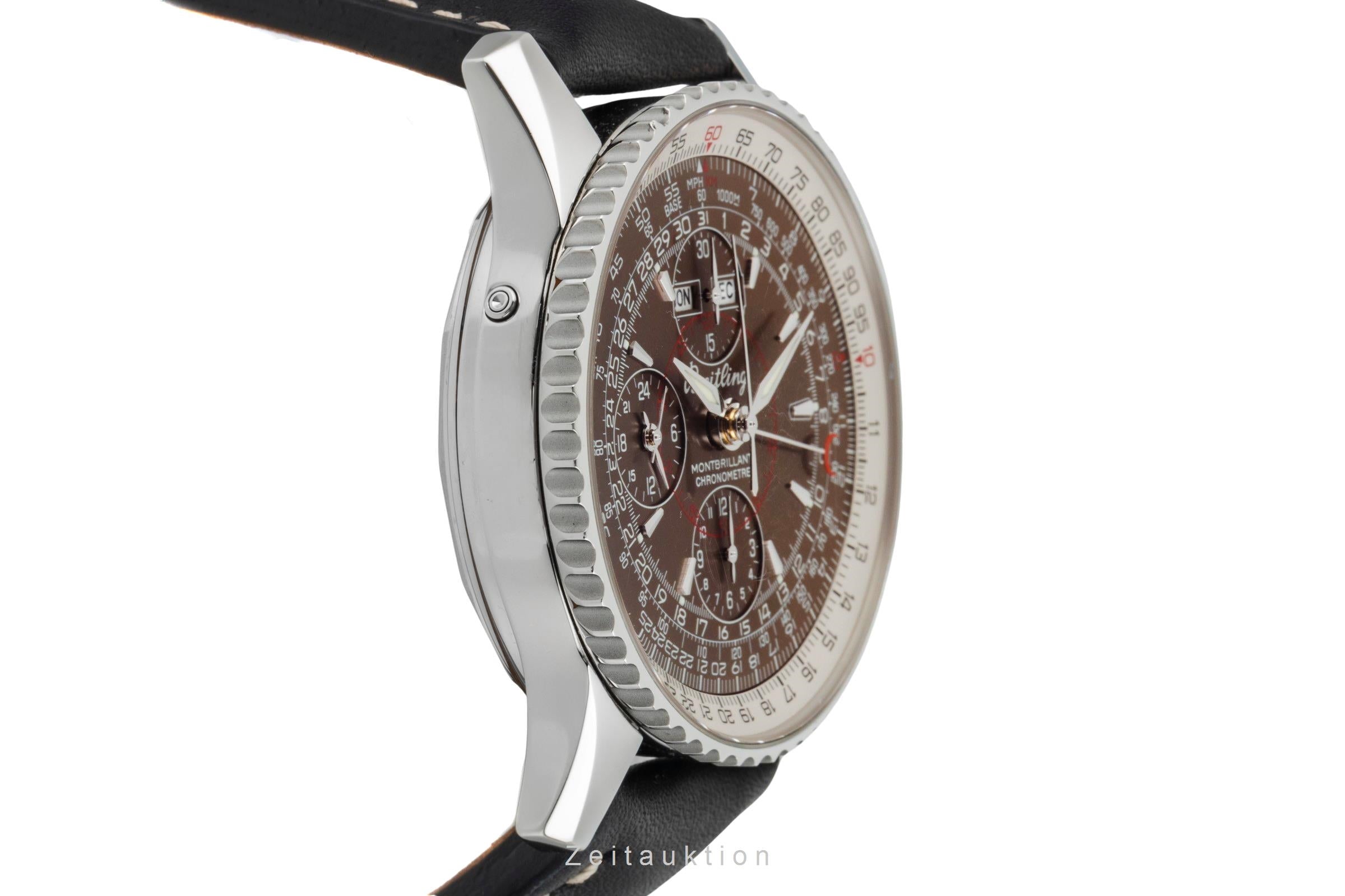 Breitling Montbrillant Datora  chronographe acier automatique montre pour hommes A21330  [2602604]