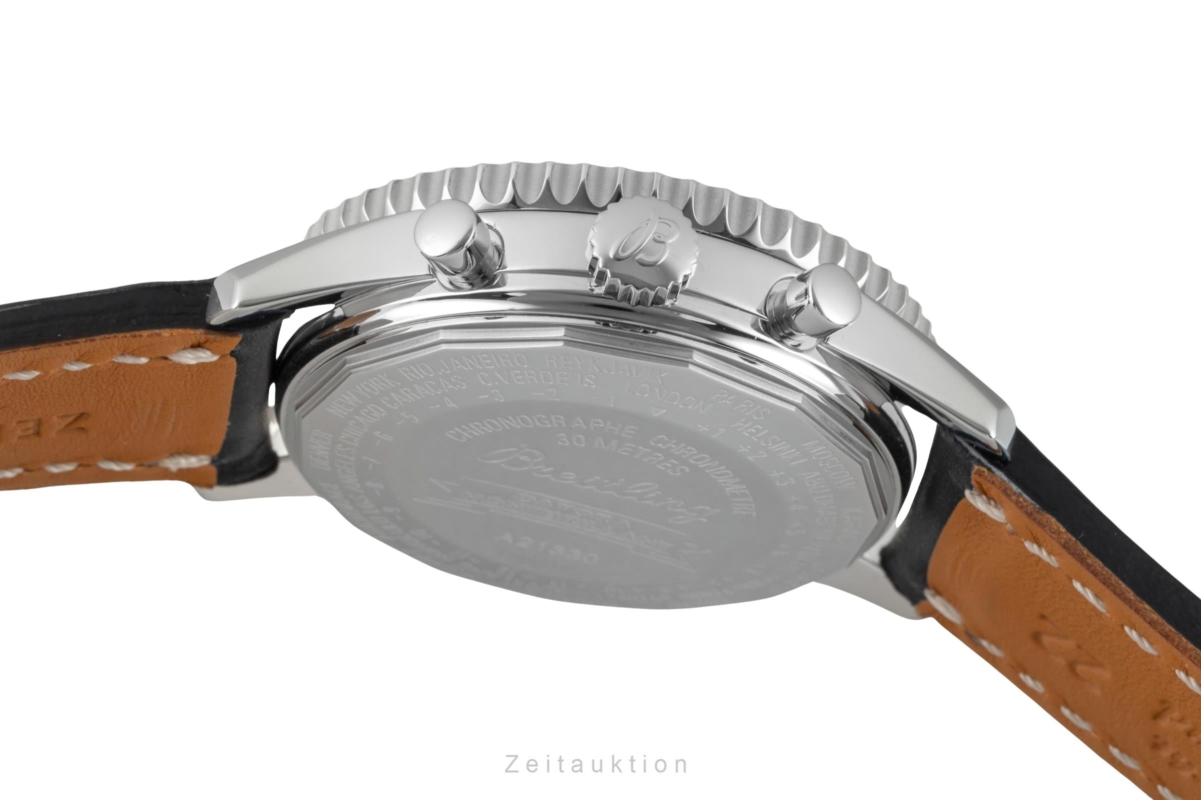 Breitling Montbrillant Datora  chronographe acier automatique montre pour hommes A21330  [2602604]