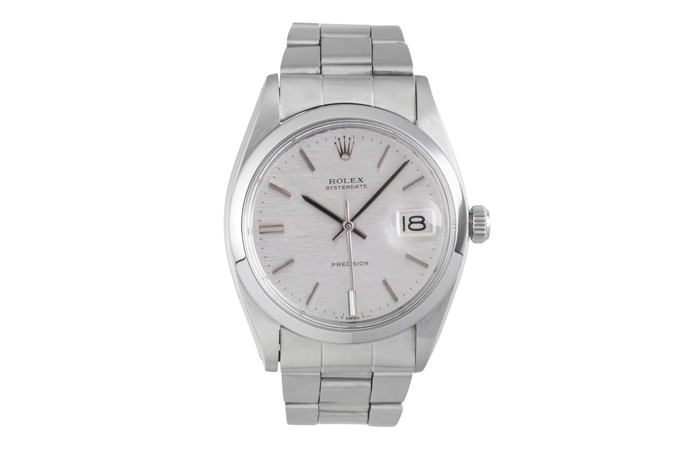 Rolex Precision acciaio carica manuale orologio da uomo 6694 Vintage  [2602606]