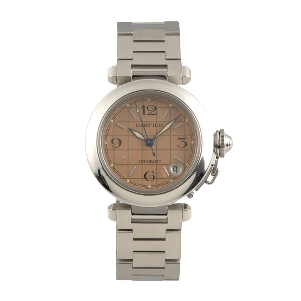 Cartier Pasha acier automatique montre pour hommes W31024M7  [2602607]