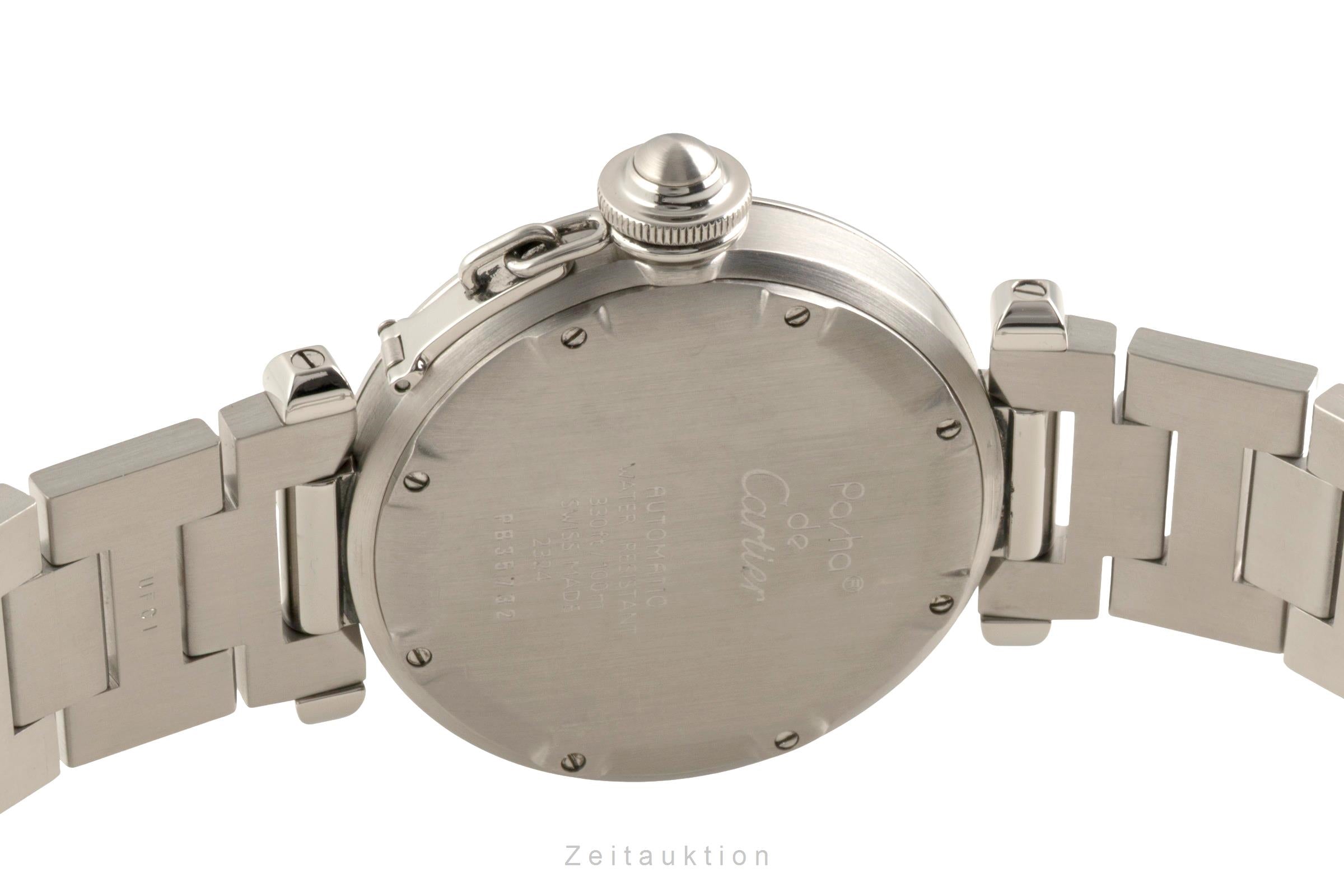 Cartier Pasha acier automatique montre pour hommes W31024M7  [2602607]
