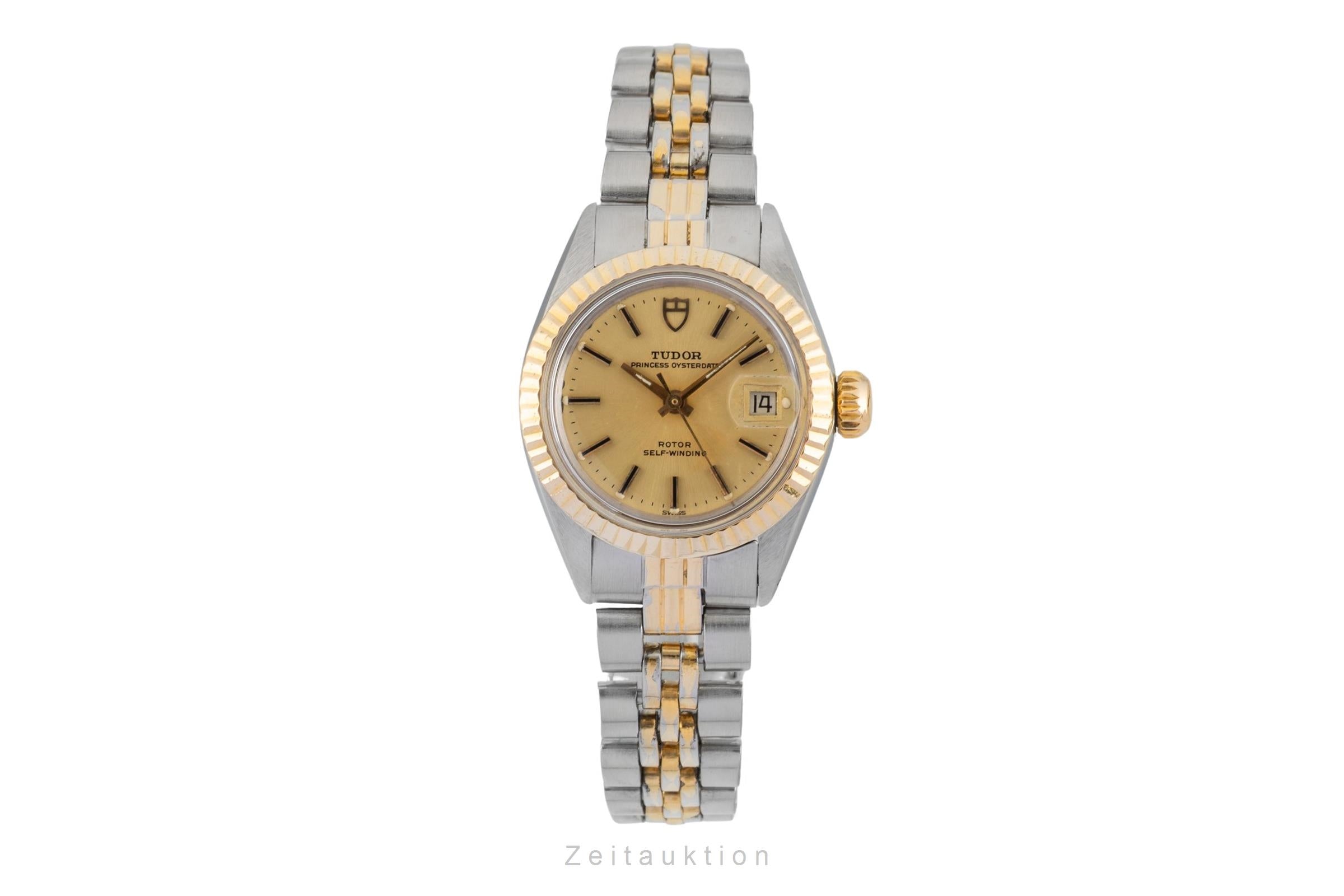 Tudor Princess Oysterdate Stahl / Gold Automatik Damenuhr Ref. 92413 Klassiker [2602609]