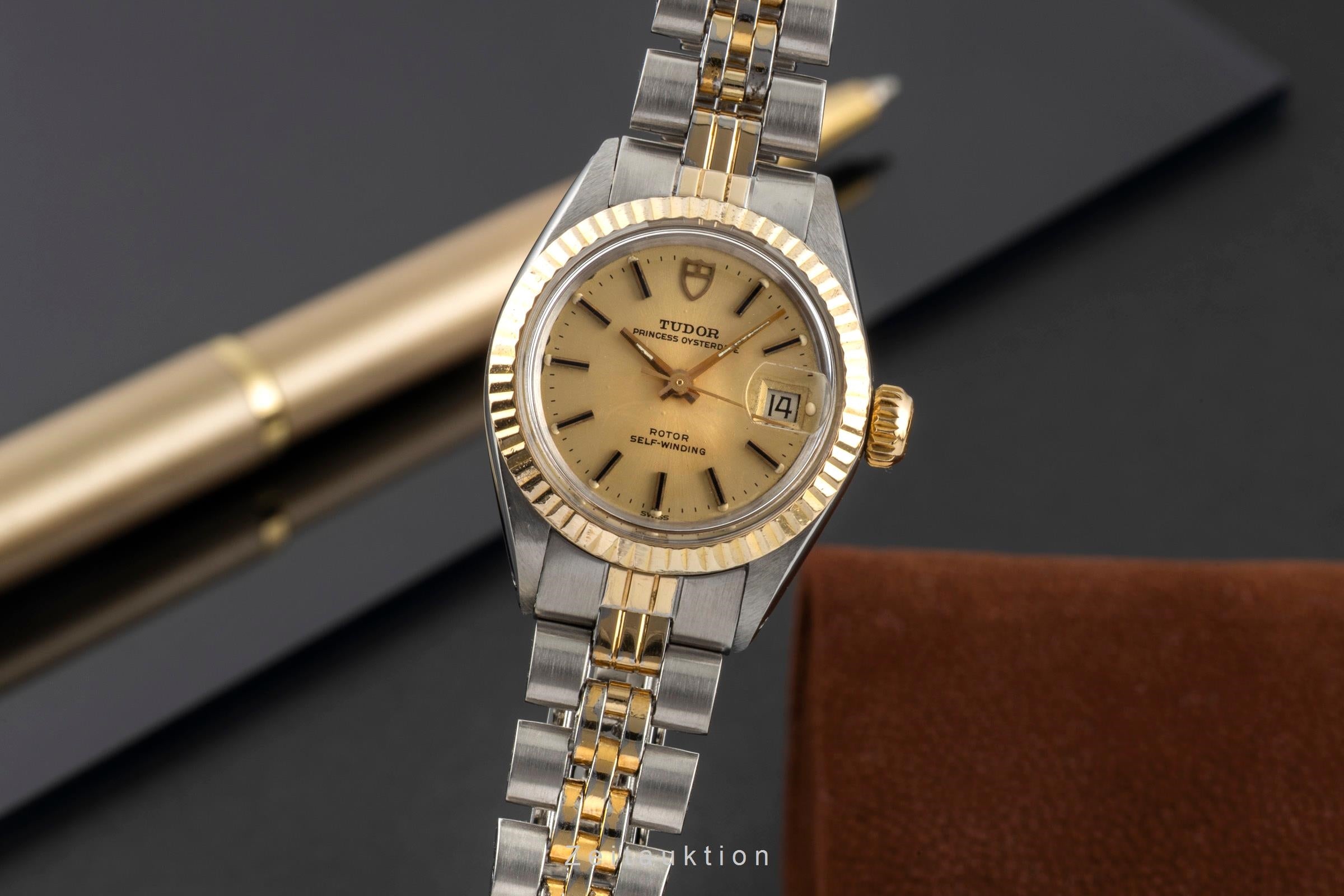 Tudor Princess Oysterdate Stahl / Gold Automatik Damenuhr Ref. 92413 Klassiker [2602609]