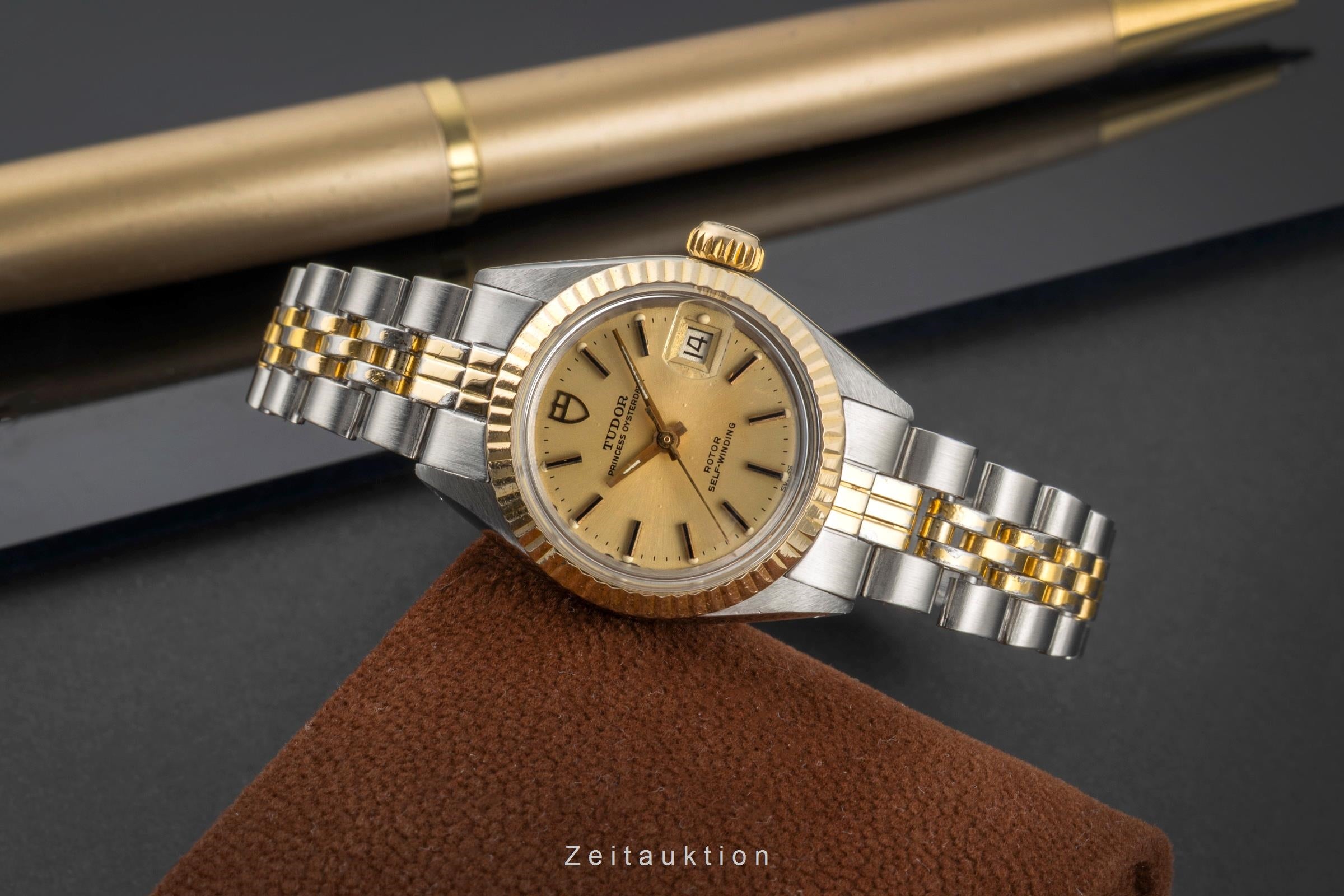 Tudor Princess Oysterdate Stahl / Gold Automatik Damenuhr Ref. 92413 Klassiker [2602609]